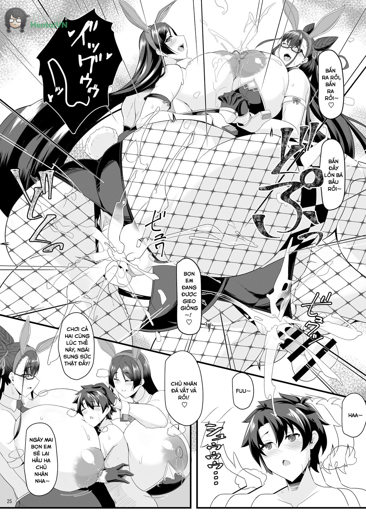 Đọc truyện hentai Sou Nadeshiko to Hitomi Au - Zú sẫm