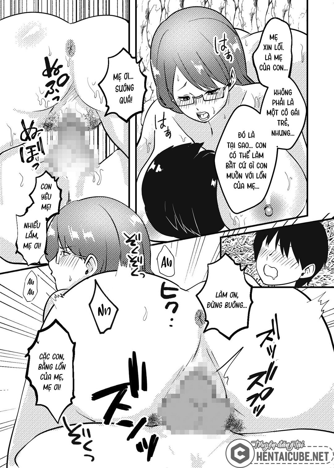 Đọc truyện hentai Mẹ và con trai dạt vào hoang đảo - Oneshot