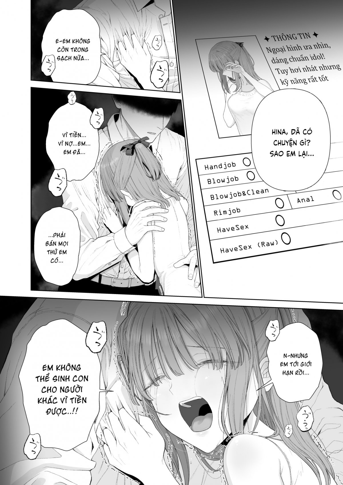 Đọc truyện hentai Sưởi ấm em, trước khi em vụn vỡ - Oneshot