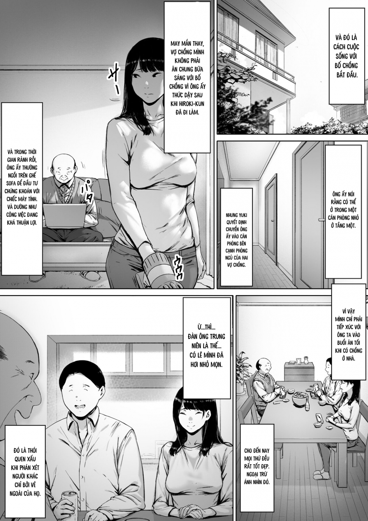 Đọc truyện hentai Ánh nhìn của bố chồng - Phần 1 - Chap 1