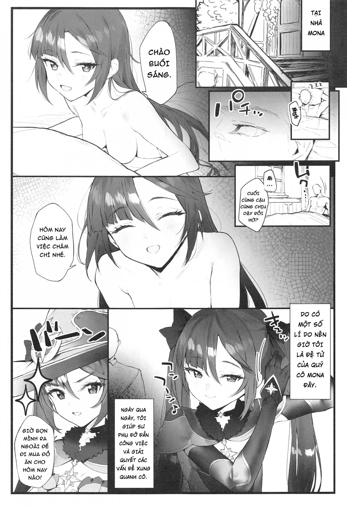 Đọc truyện hentai Làm đồ đệ của Mona và được làm tình với cô ấy cả ngày. - Oneshot học cách chịch nhau cùng Mona