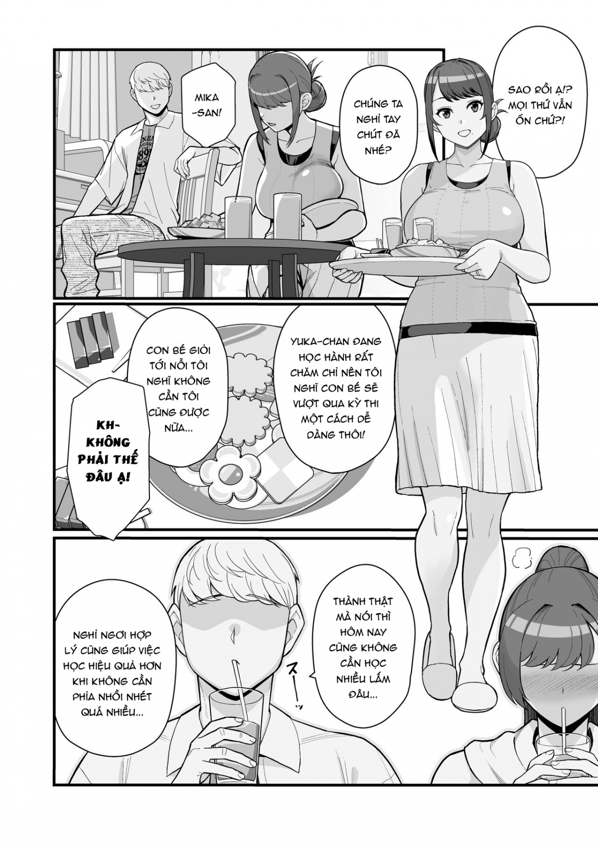 Đọc truyện hentai Hitozuma no Jitaku ni Hakuchuu Houmon Suru Hon - Oneshot