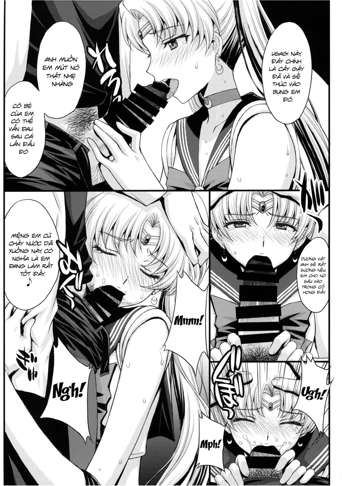 Đọc truyện hentai Usagi no Junjou! Chin Make Bishoujo Senshi! - Đạo tàn bụ âyy (●♡∀♡)