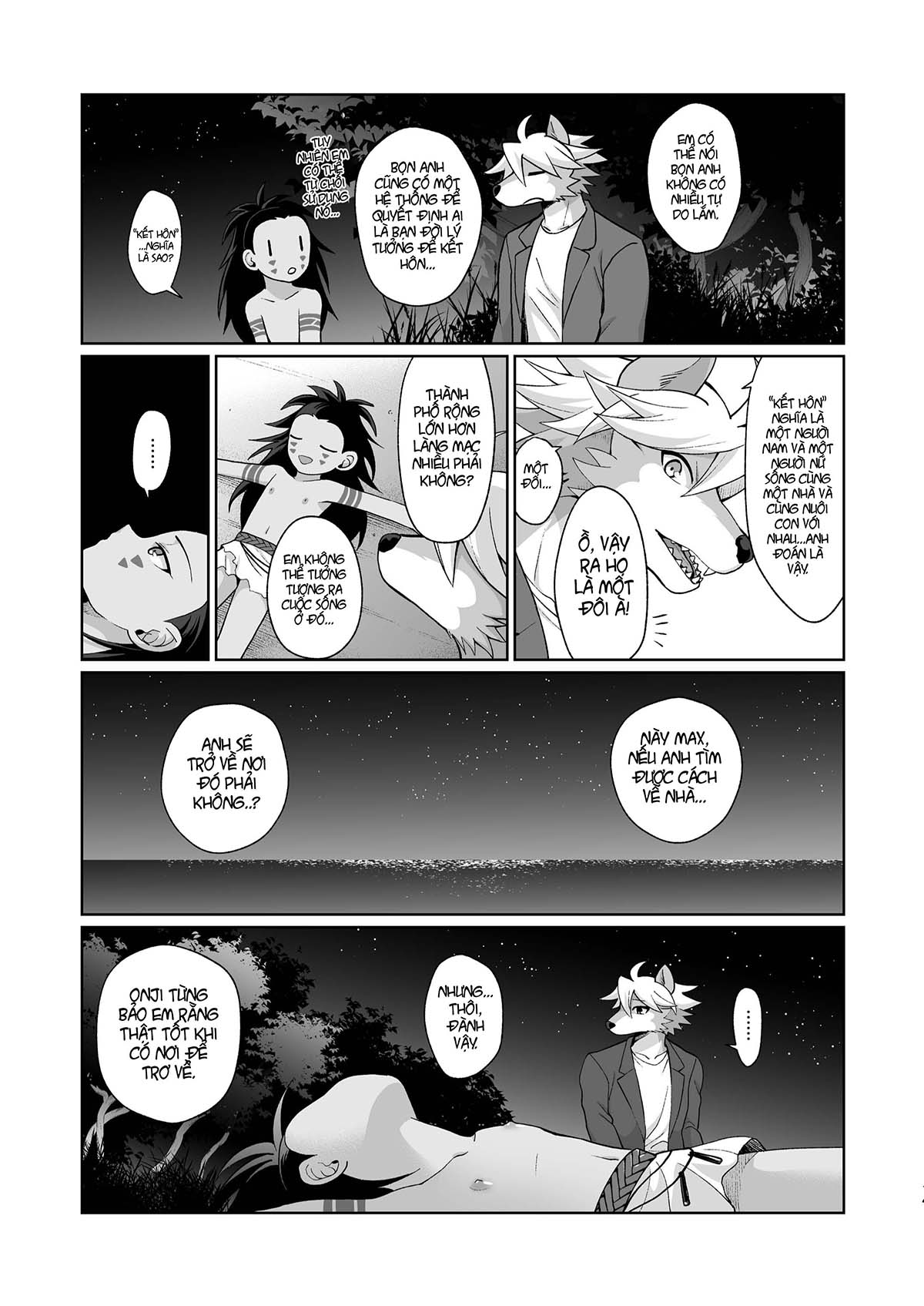 Đọc truyện hentai Sự ghép đôi giữa người và sói - Oneshot