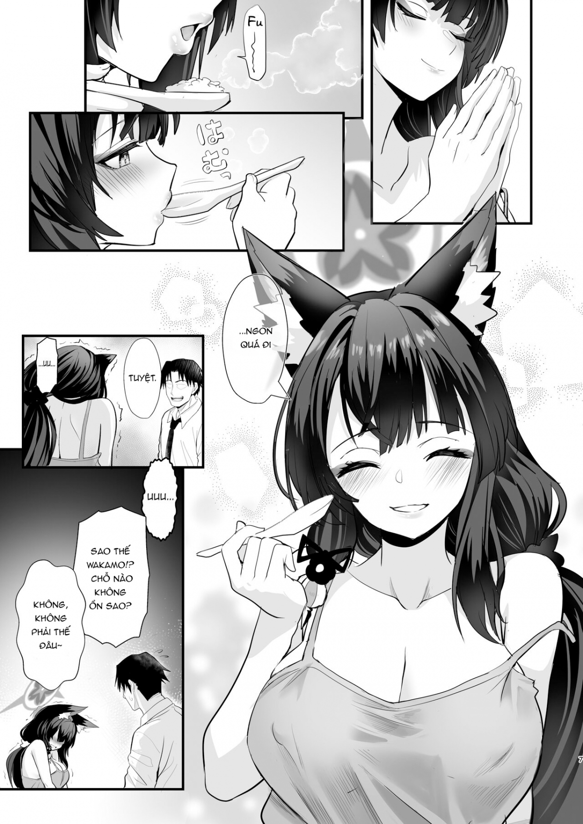Đọc truyện hentai Wakamo À, Em Bị Cảm Rồi Kìa - 1bawns