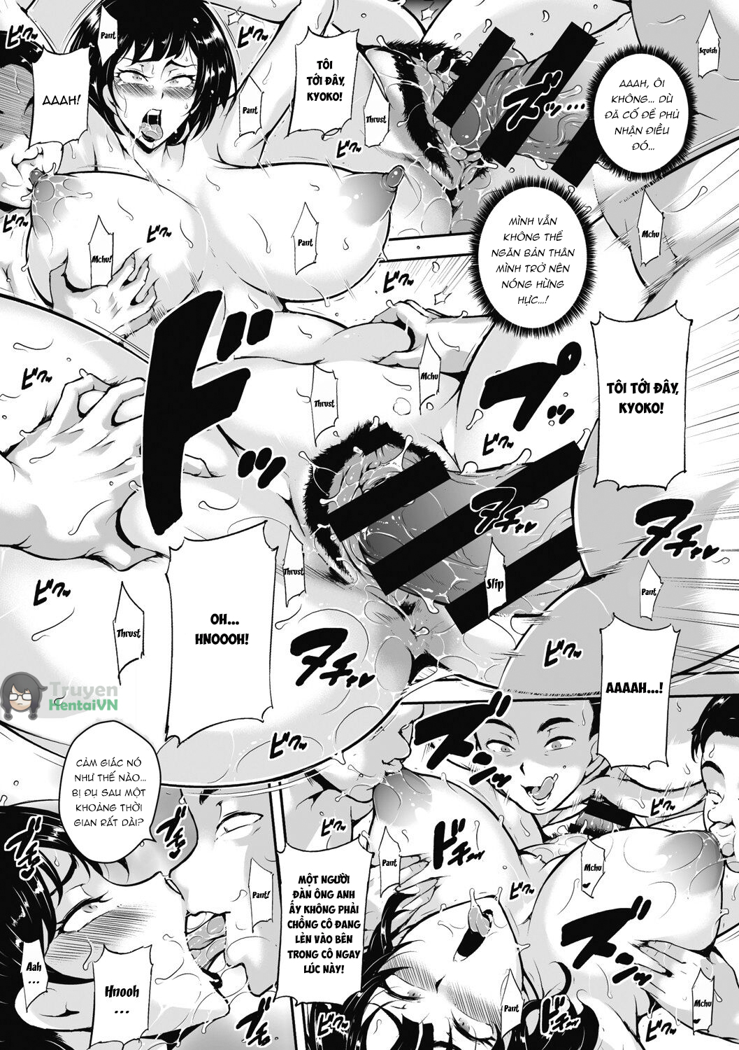 Đọc truyện hentai Akaneiro ni Modaeru Hitozuma - Wife Writhing in Madder - Oneshot