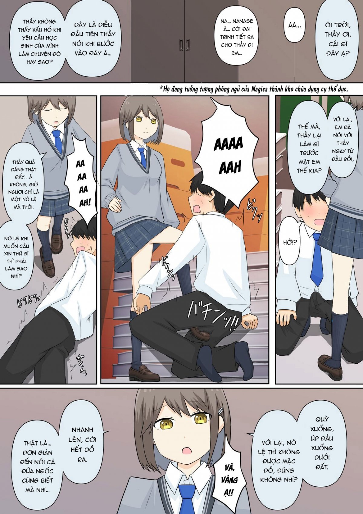 Đọc truyện hentai Bị bạn gái bắt nạt - Oneshot