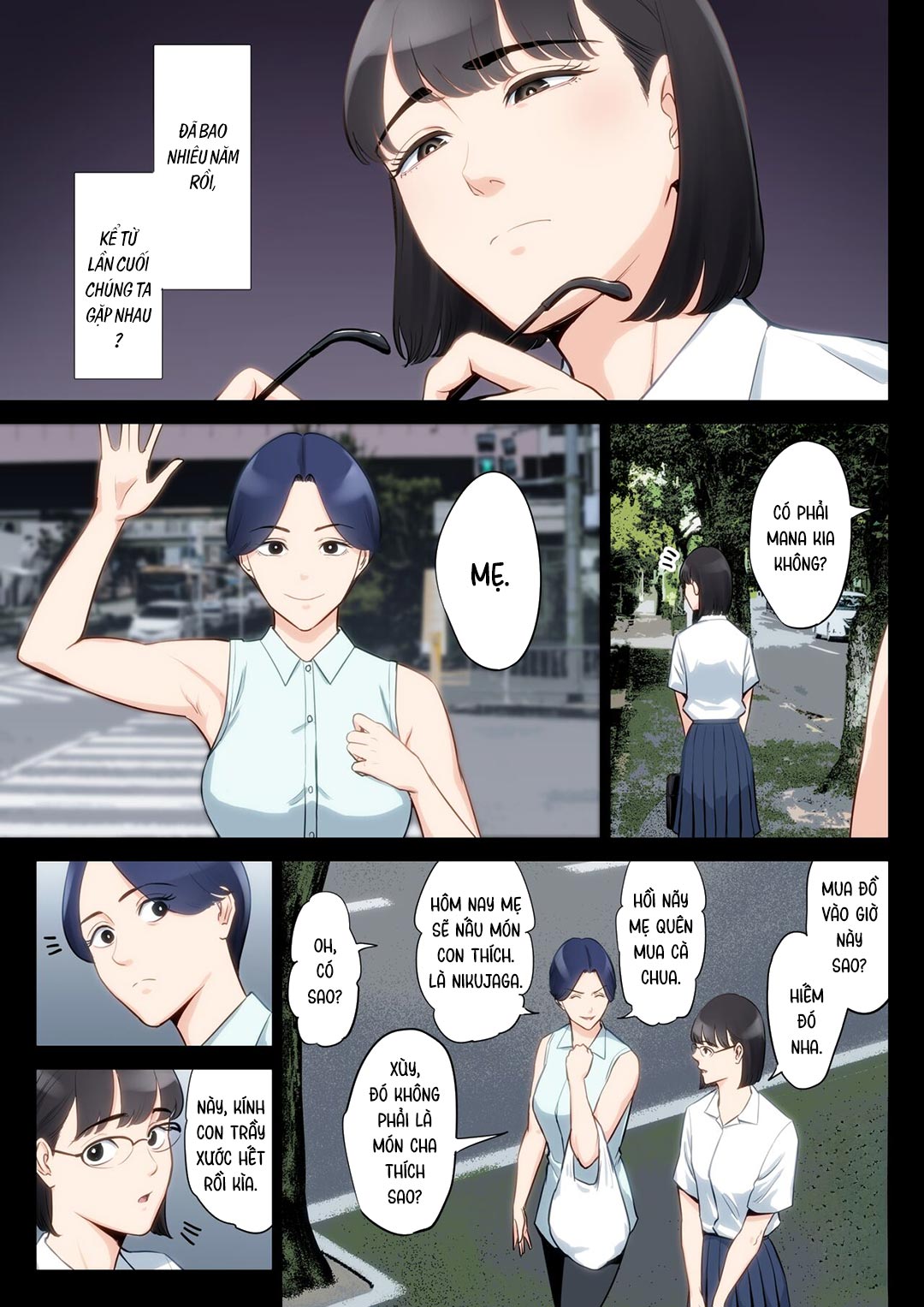 Đọc truyện hentai Tôi, mẹ và chú - Chap 1