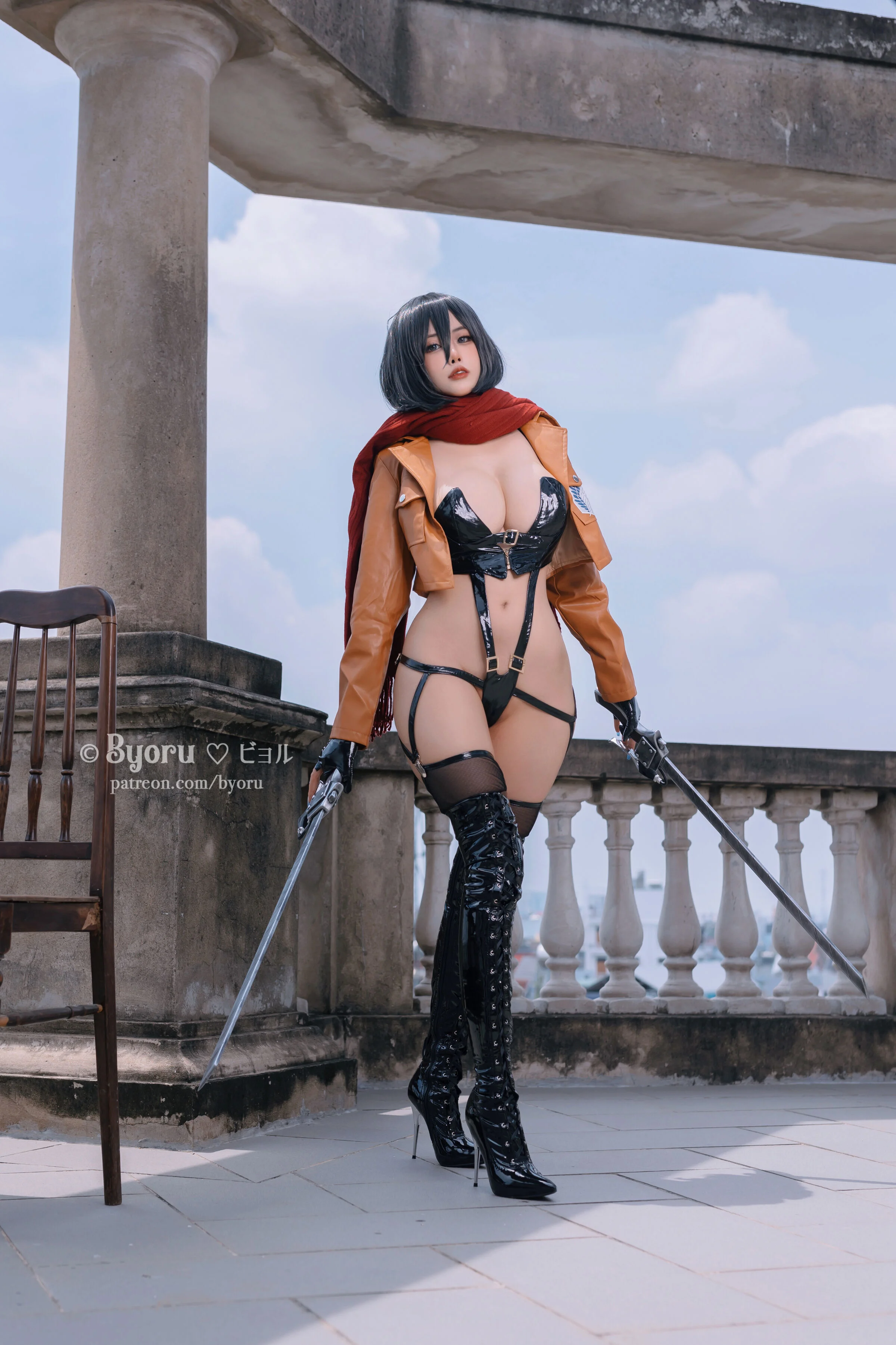 Đọc truyện hentai Tuyển tập Albums siêu phẩm Cosplay - Chap 452 - Byoru - Mikasa