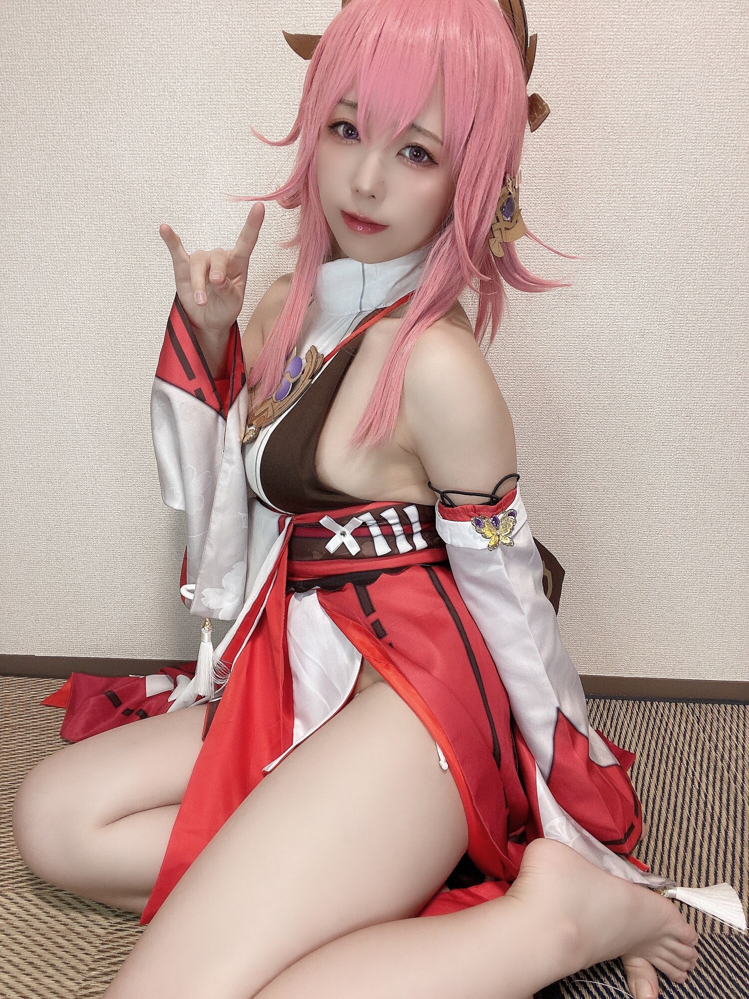 Đọc truyện hentai Tuyển tập Albums siêu phẩm Cosplay - Chap 490 - Rizuna - Yae Miko Cosplay
