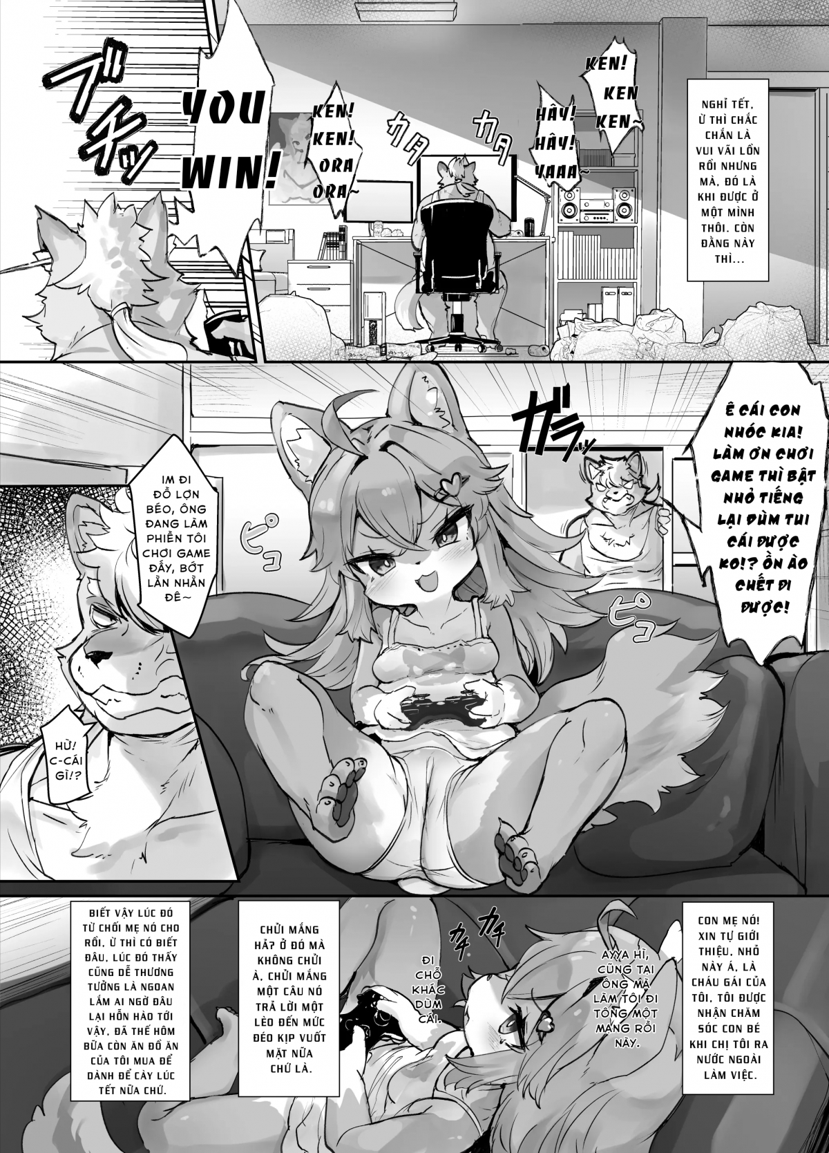 Đọc truyện hentai Kemorori O Okami Rurichan Ga Petto Ni Sareru Wakeganai!! - Oneshot