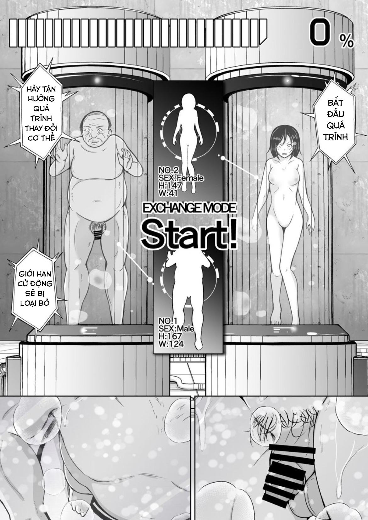 Đọc truyện hentai Chuyển đổi cơ thể thành con gái - Oneshot