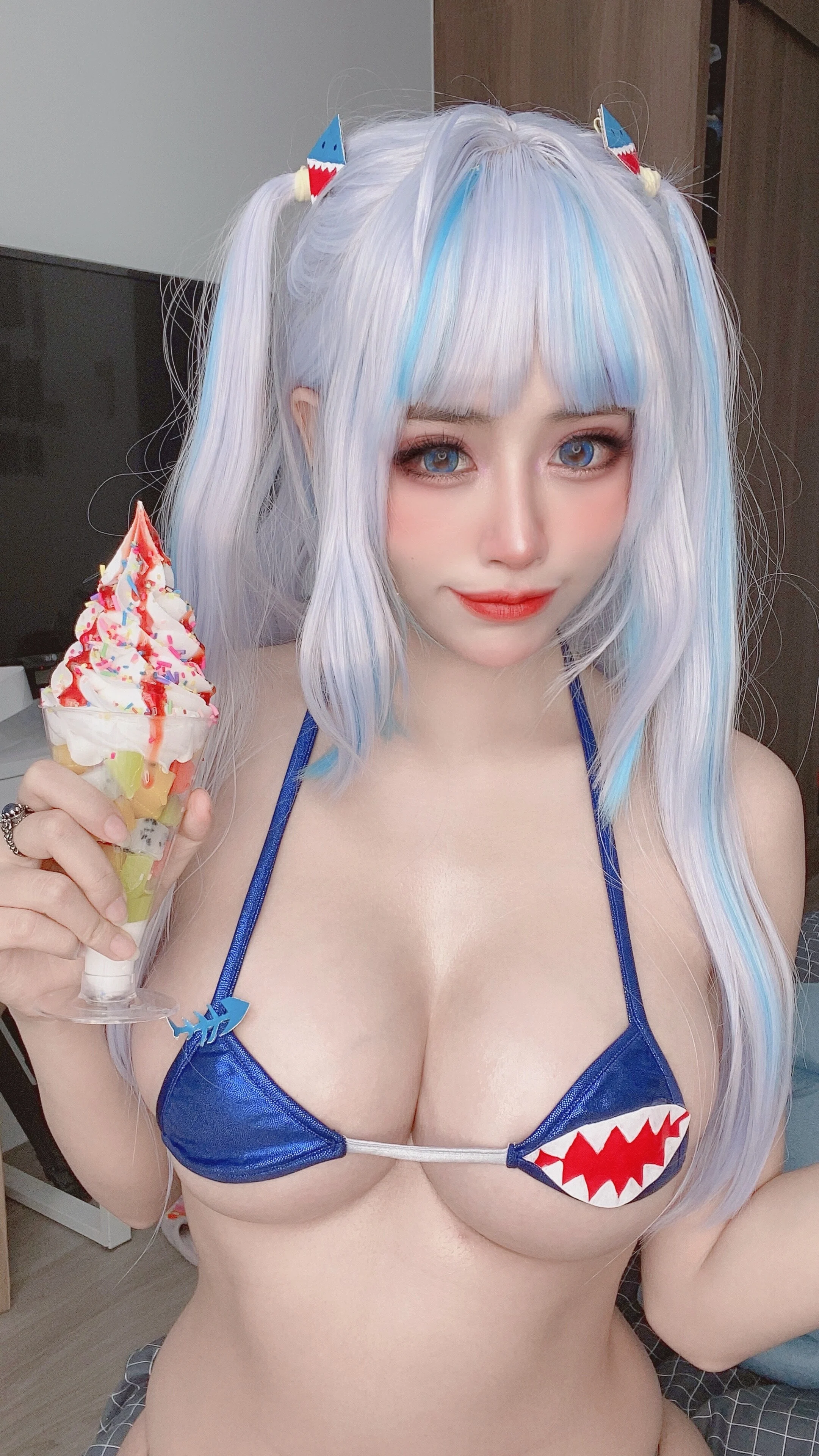 Đọc truyện hentai Tuyển tập Albums siêu phẩm Cosplay - Chap 644 - Byoru - Gura Selfies
