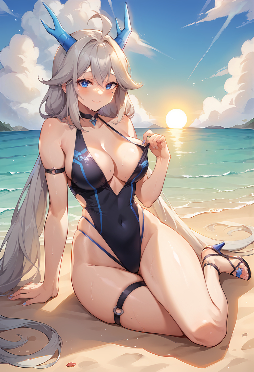Đọc truyện hentai Tuyển tập Albums Art hentai - Chap 258 - Honglan (Eversoul) | Swimsuit