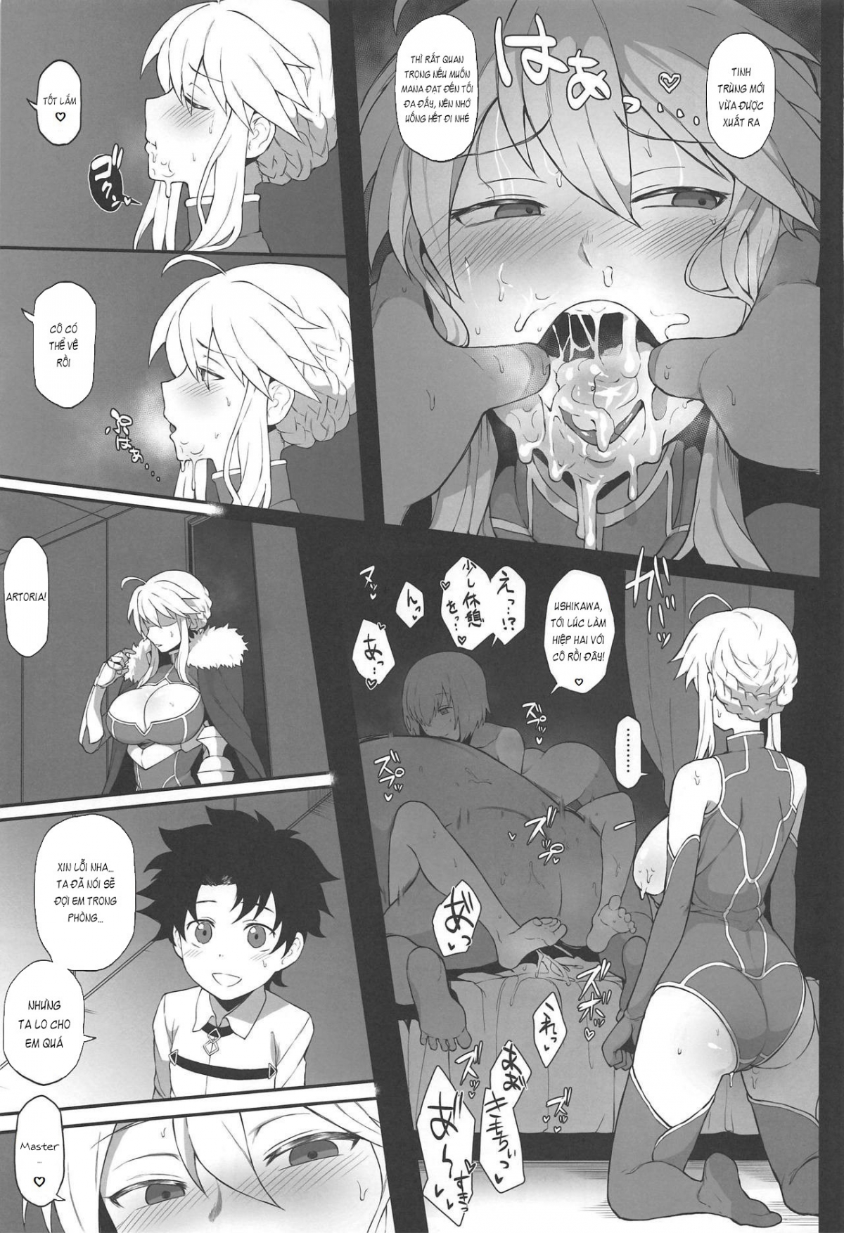 Đọc truyện hentai FGO Yaminabe Goudou - Artoria pendragon