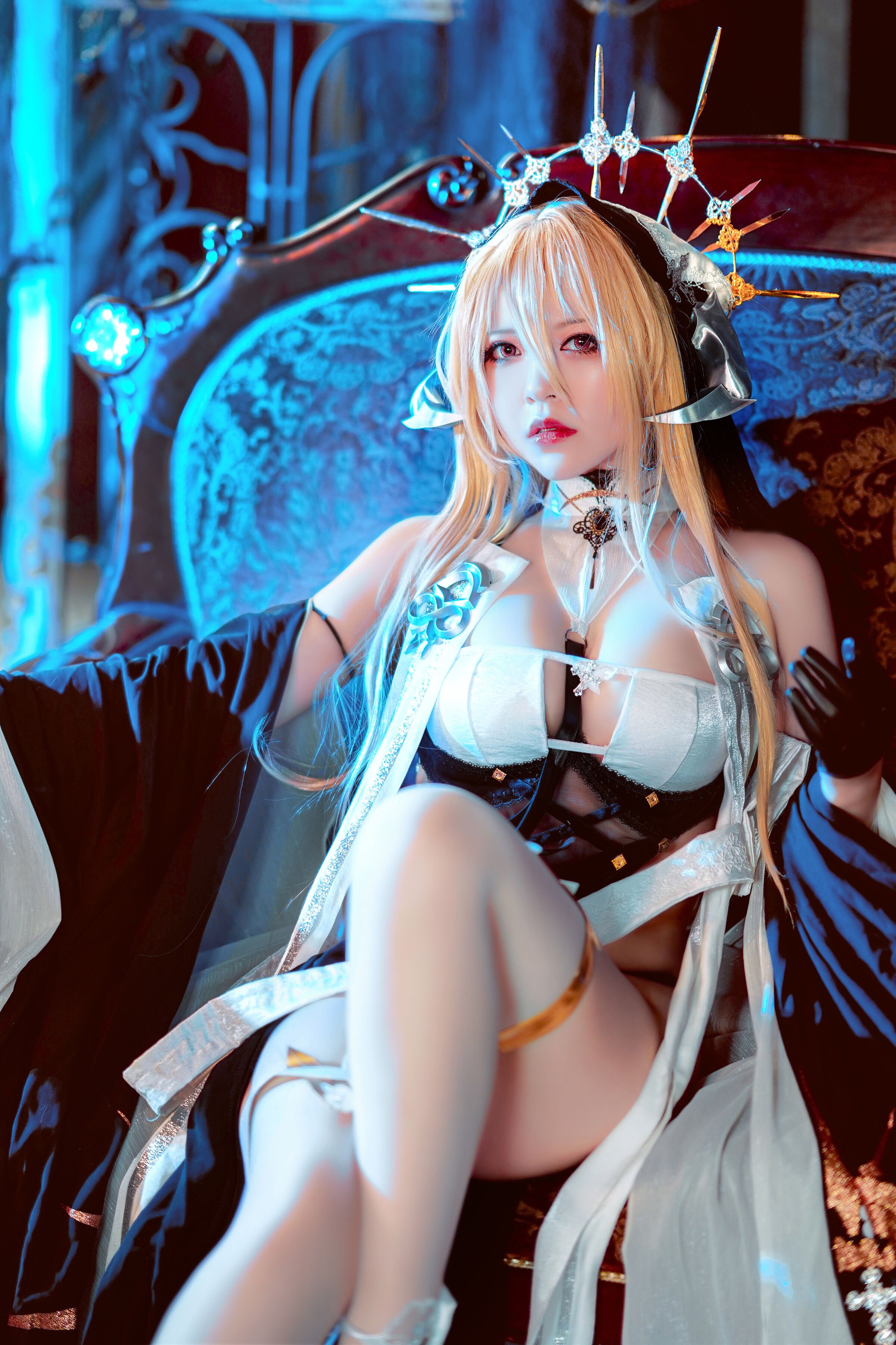 Đọc truyện hentai Tuyển tập Albums siêu phẩm Cosplay - Chap 287 - Half-Half-Child Implacable Nun