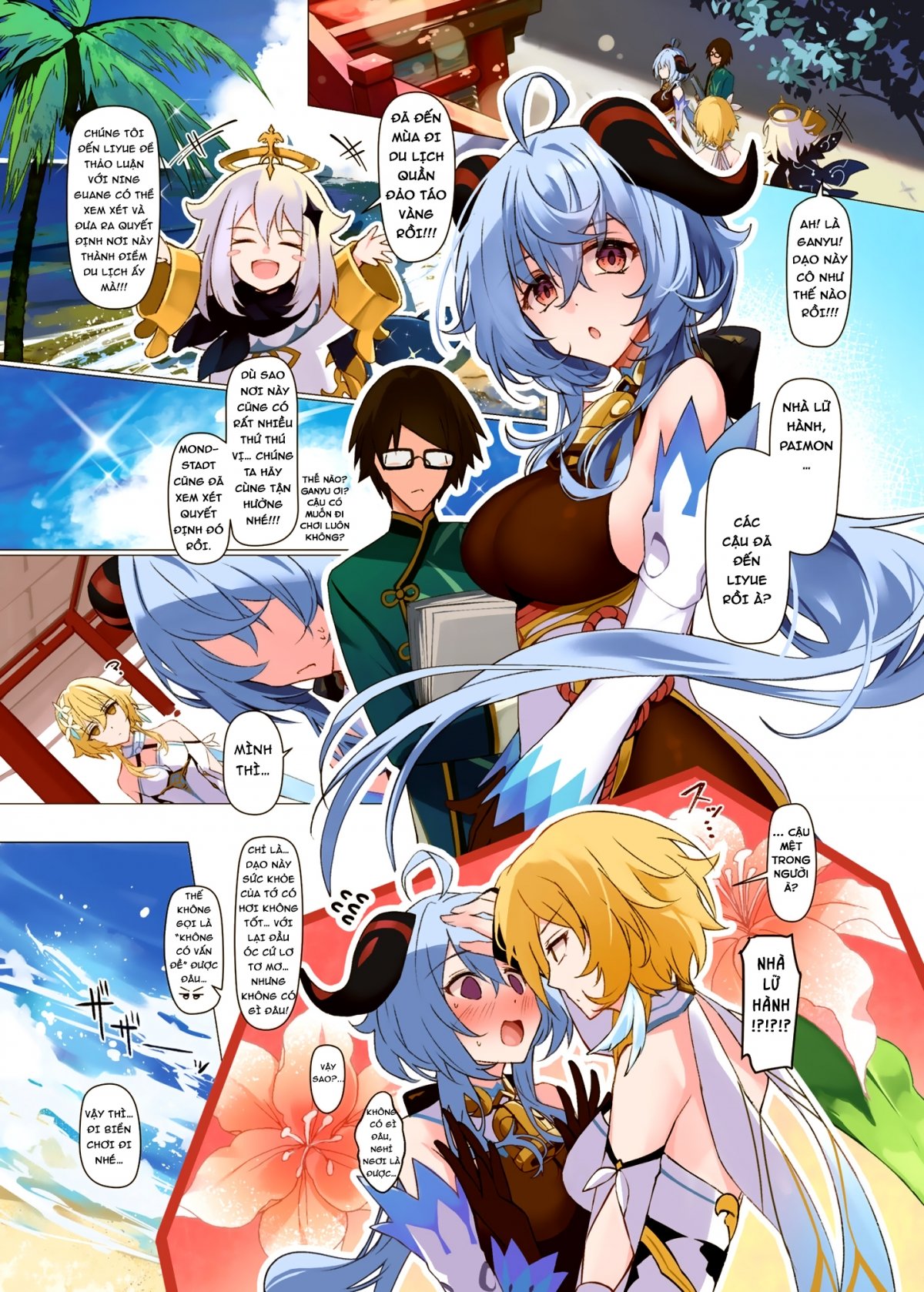Đọc truyện hentai Chạm vào cô gái bị thôi miên ở bãi biển Oneshot Full Color