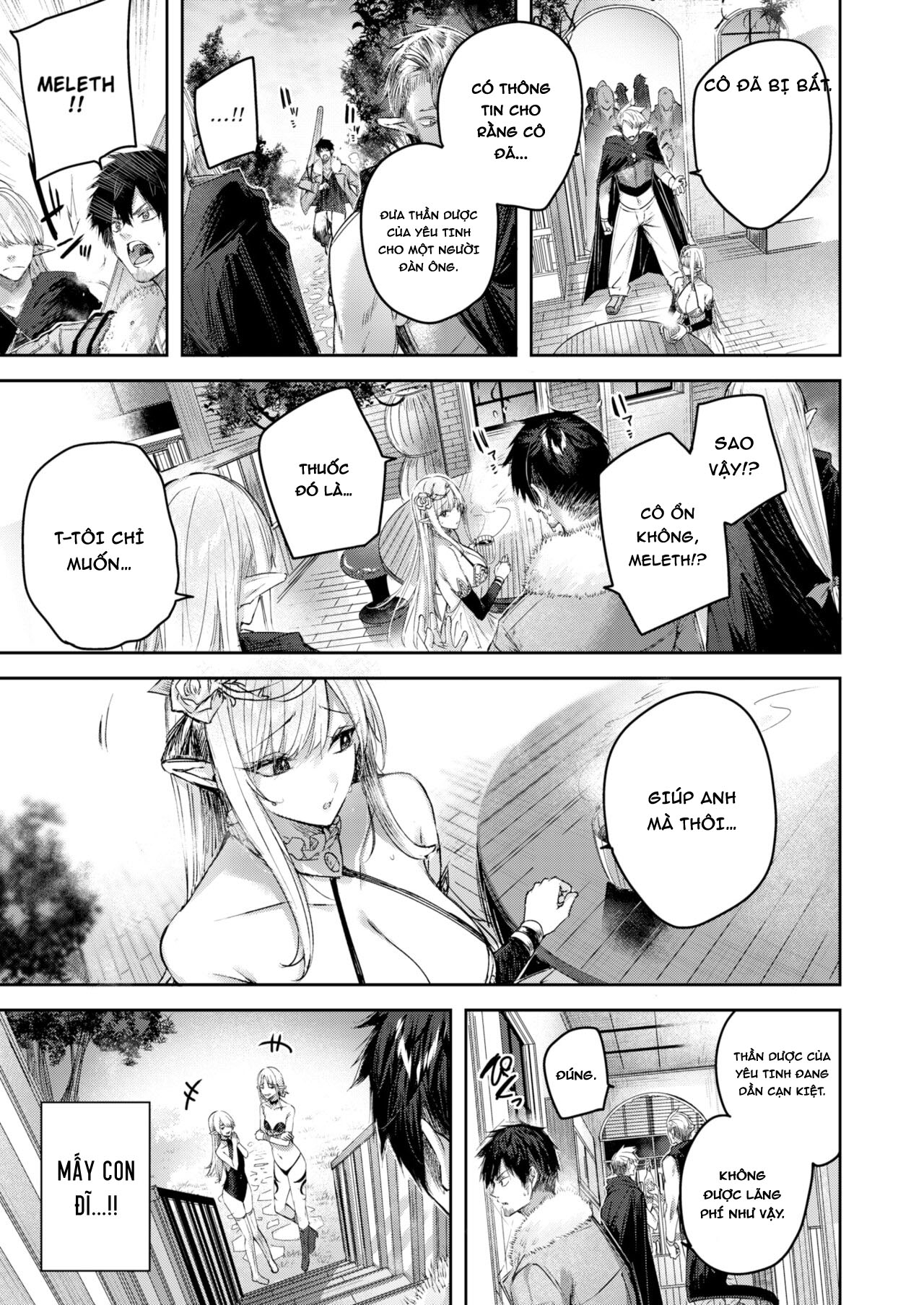 Đọc truyện hentai Anh chàng thợ săn và cô yêu tinh may mắn - Chap 2