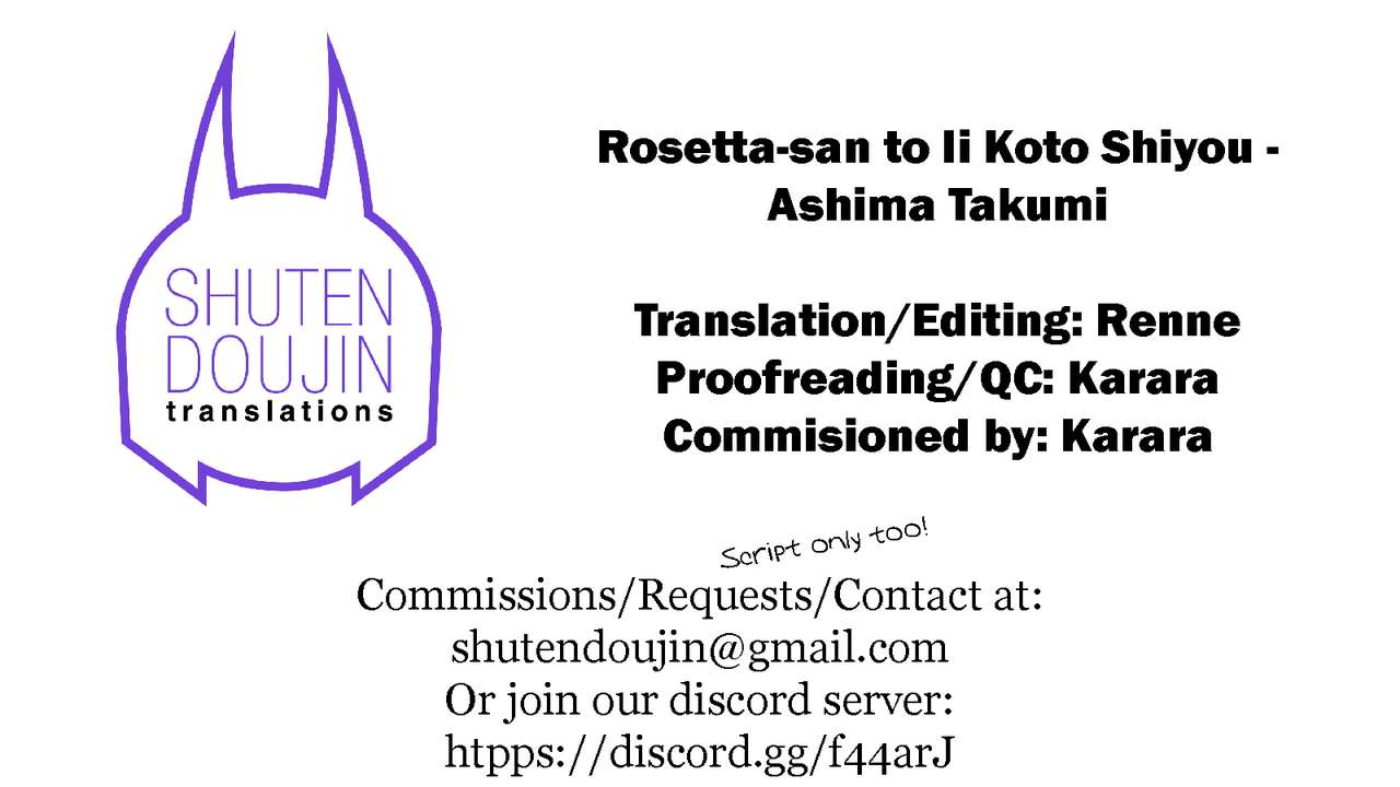 Đọc truyện hentai Rosetta-san to Ii Koto Shiyou - Oneshot