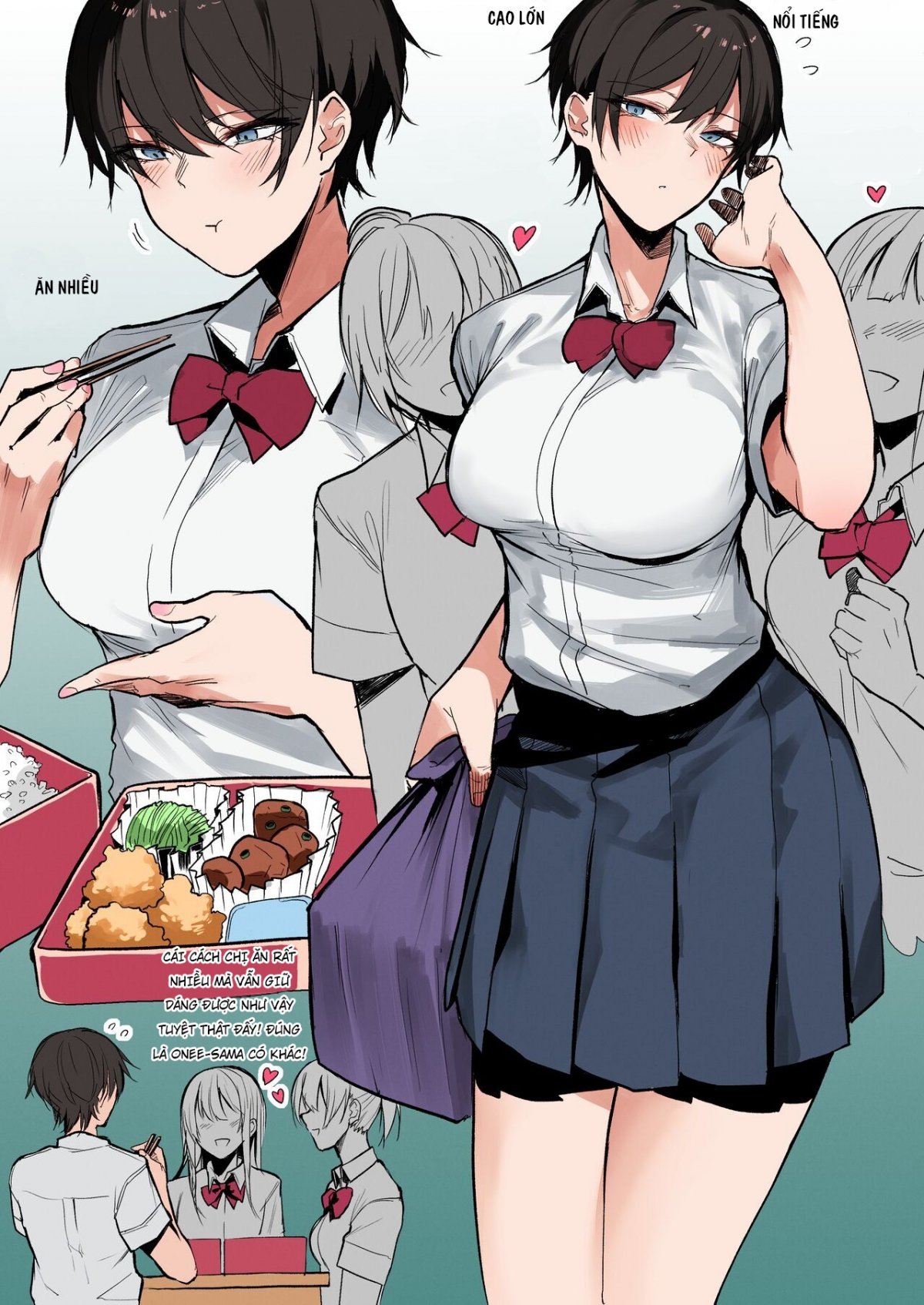 Đọc truyện hentai Boyish Succubus Onee-san Oneshot Full Màu