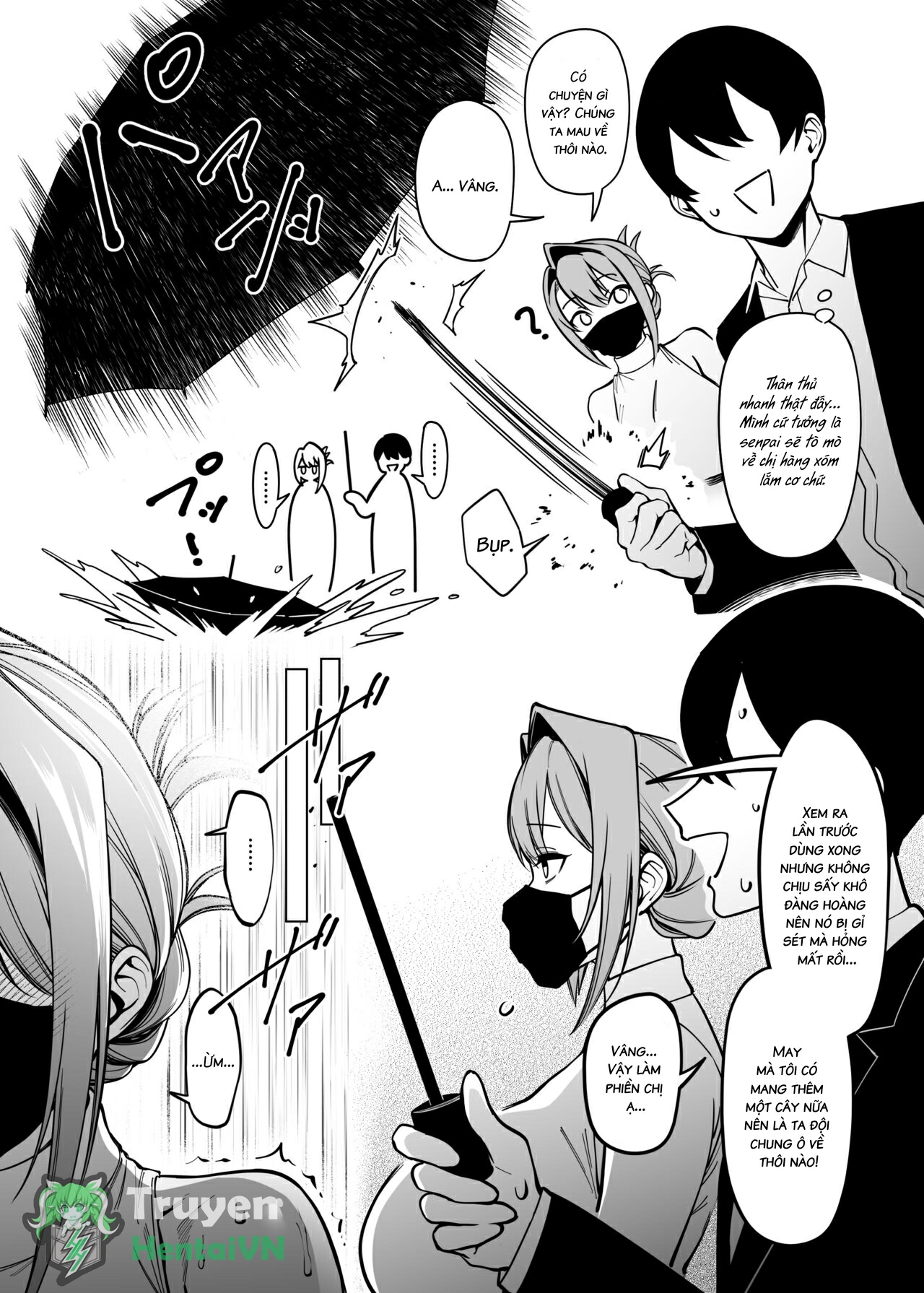 Đọc truyện hentai Otonari-san wa Yami Soshiki ni Nikutai Kaizou sareta Moto Seigi Sentai Member deshita - Chap 3