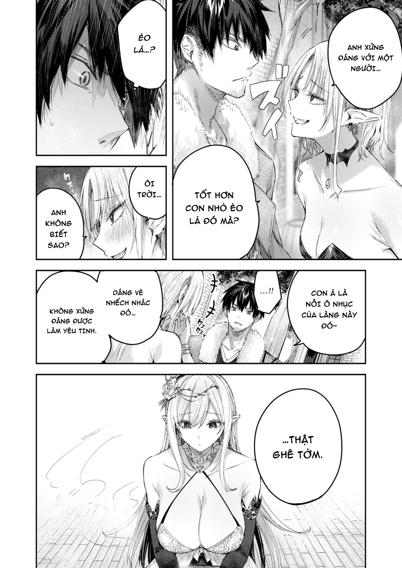 Đọc truyện hentai Anh chàng thợ săn và cô yêu tinh may mắn - Chap 2