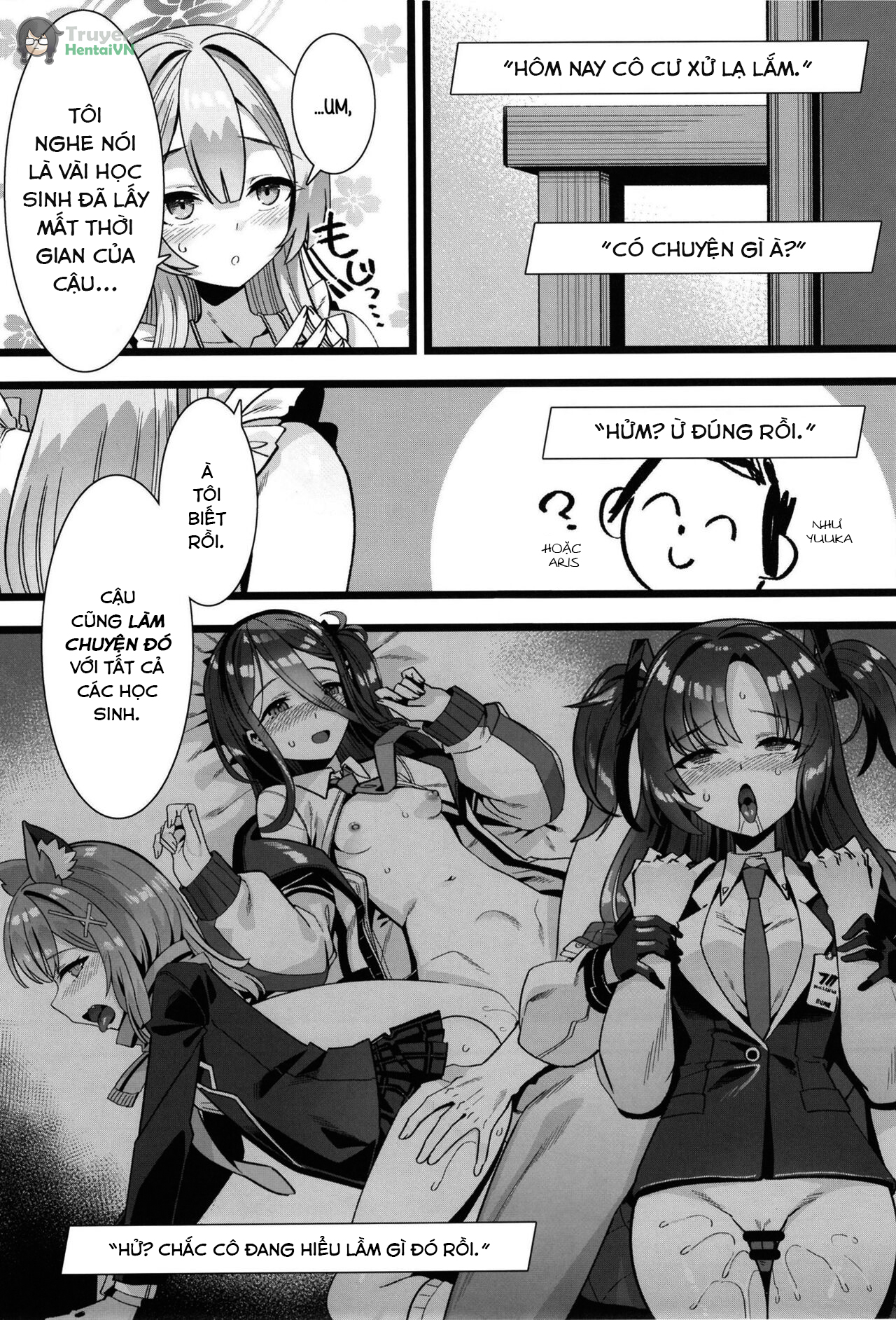 Đọc truyện hentai Thực hành khóa học làm  vợ đảm đang - oneshot