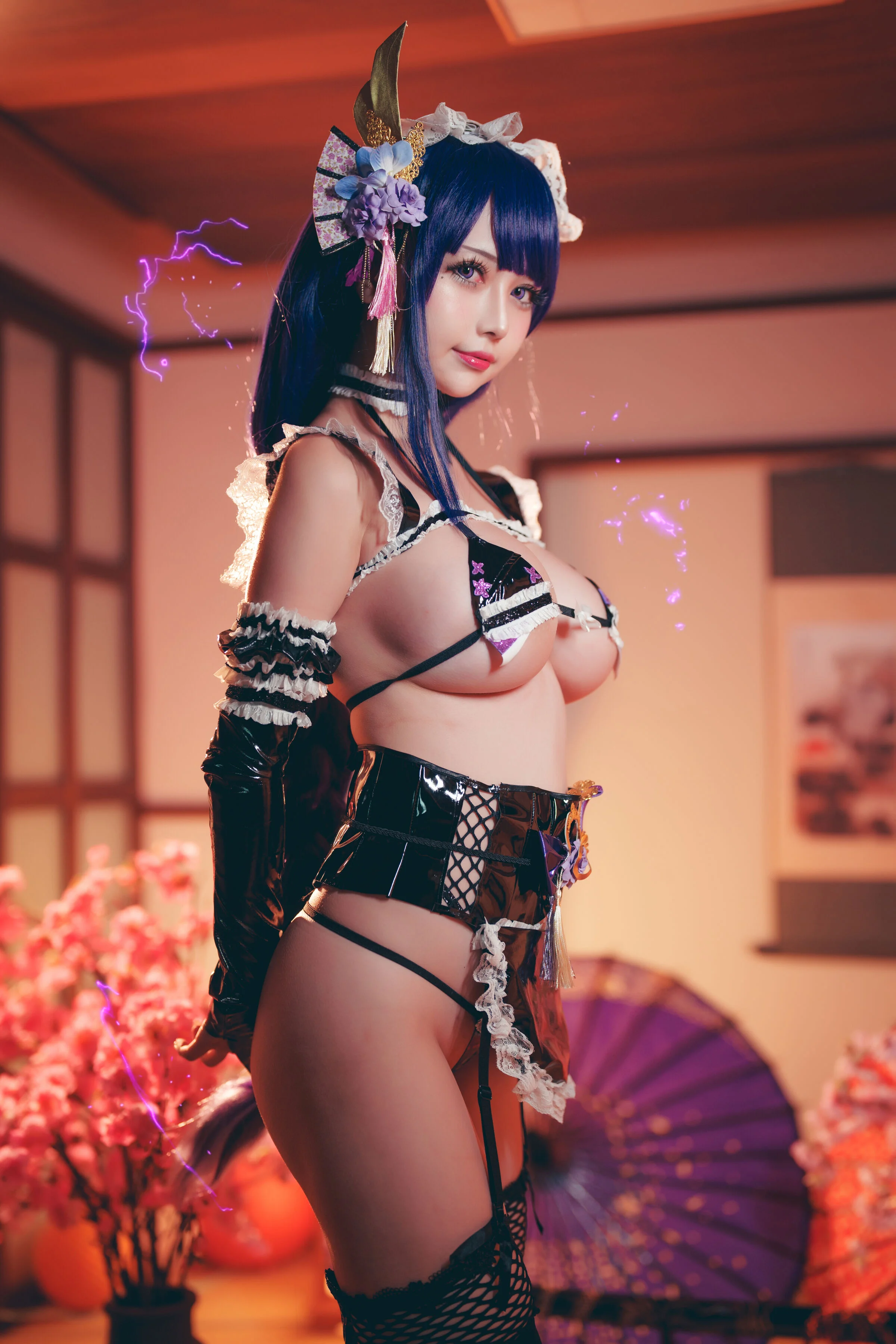 Đọc truyện hentai Tuyển tập Albums siêu phẩm Cosplay - Chap 619 - Rinka Okita - Raiden Shogun