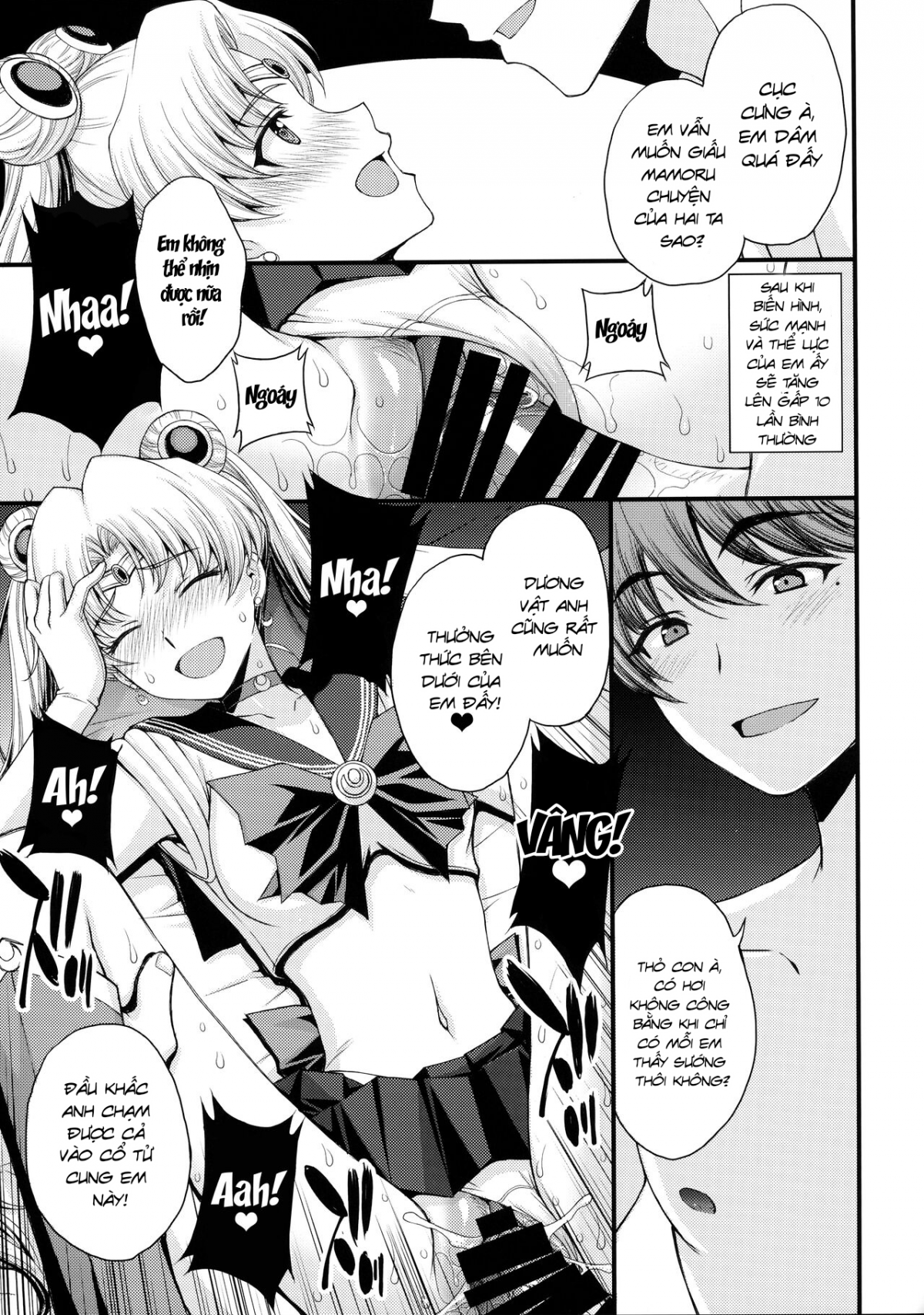 Đọc truyện hentai Usagi no Junjou! Chin Make Bishoujo Senshi! - Đạo tàn bụ âyy (●♡∀♡)
