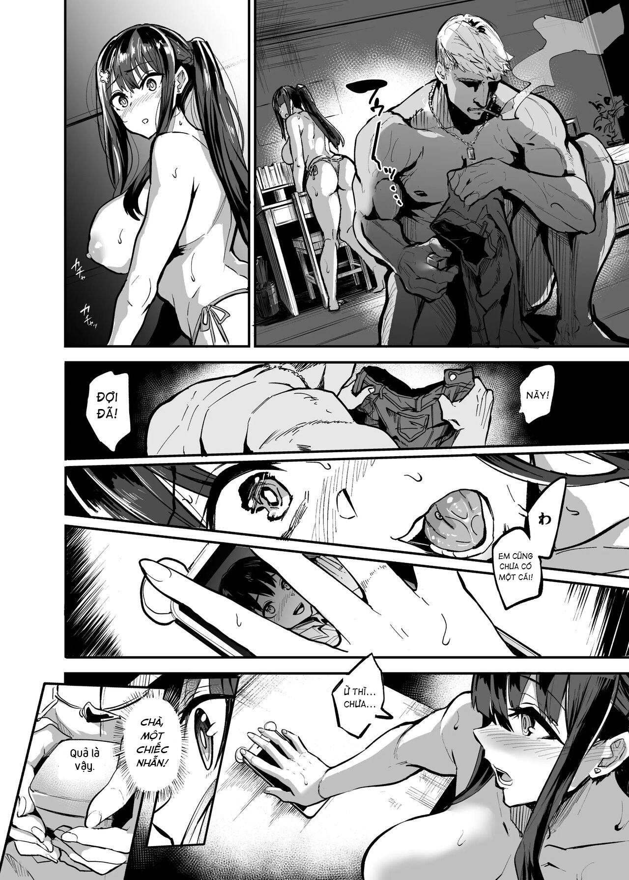 Đọc truyện hentai Kanojo ga Gaikokujin ni Netorareru Manga Ouchi Fuck Hen - chap 4