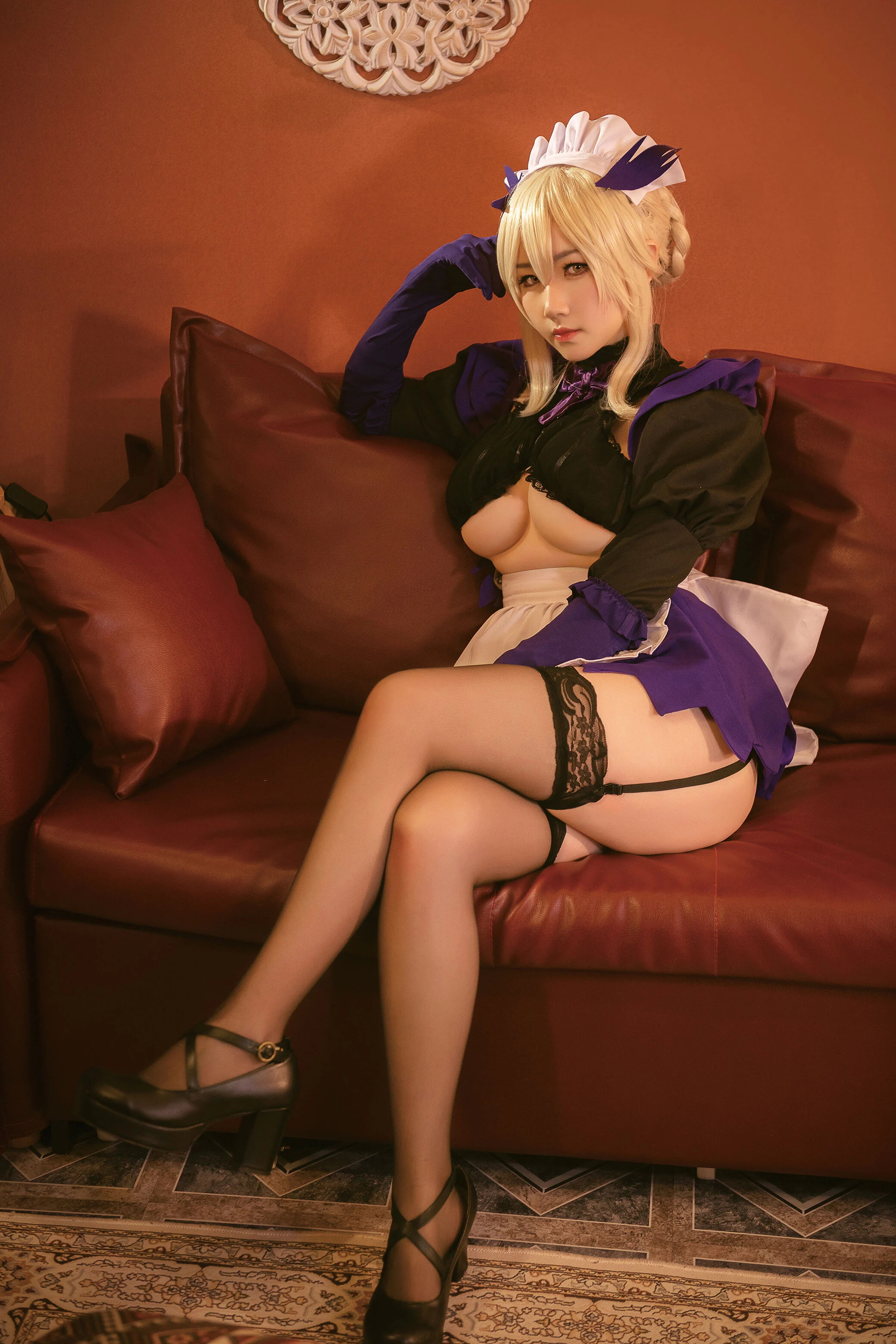 Đọc truyện hentai Tuyển tập Albums siêu phẩm Cosplay - Chap 559 - The End of the Story - Black Gun Maid