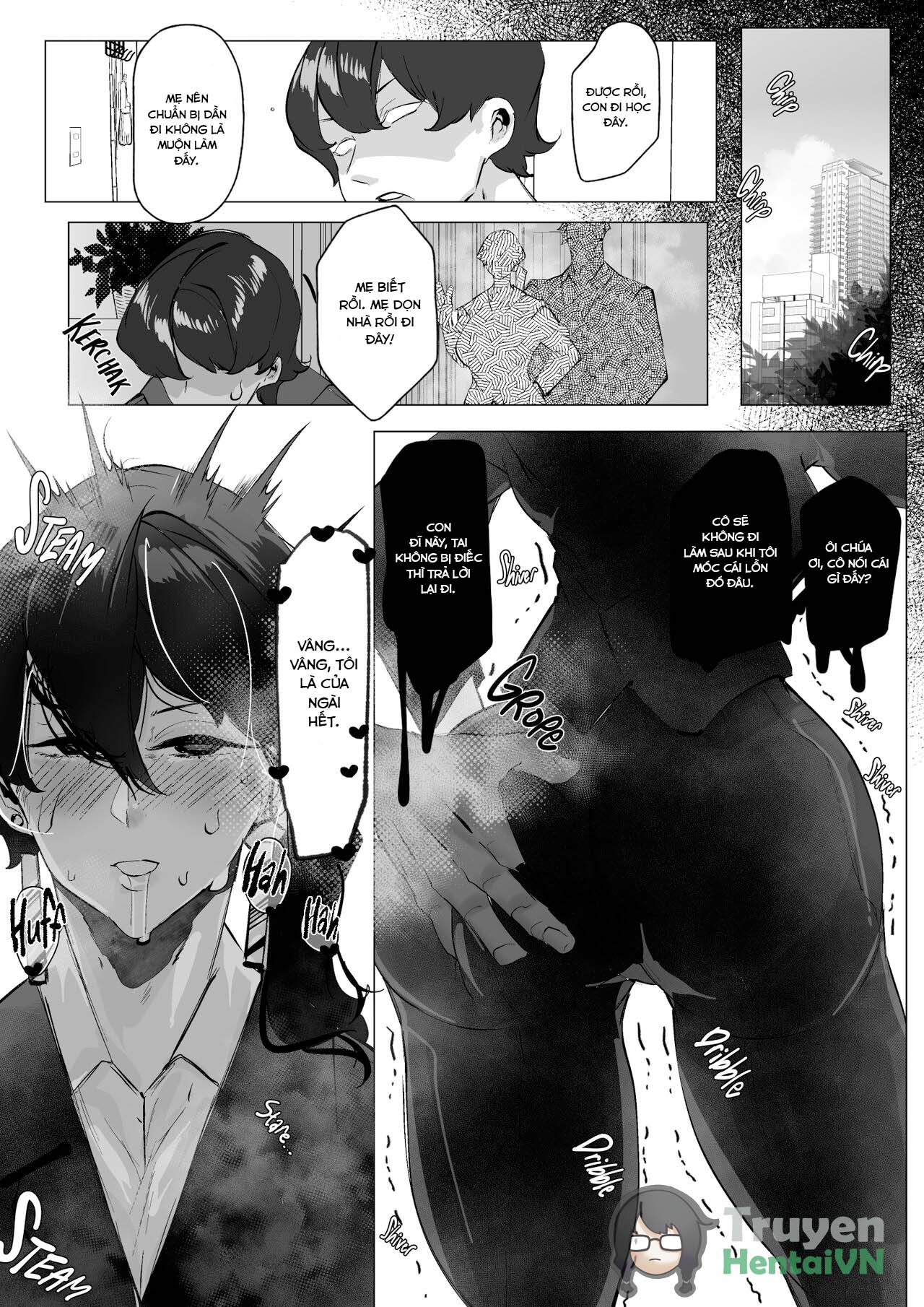 Đọc truyện hentai Người mẹ góa phụ này nào cũng bị sếp phạt Oneshot