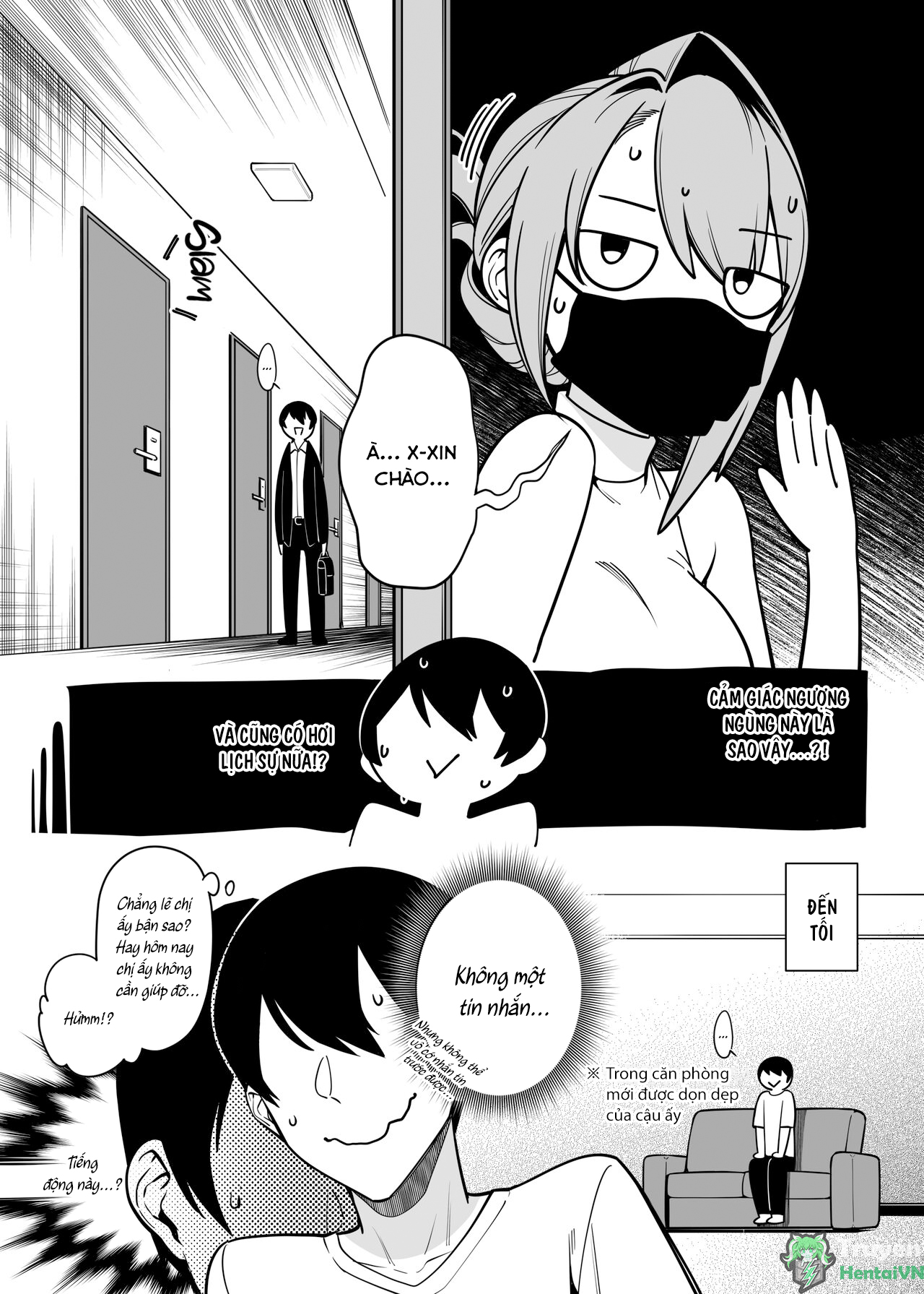 Đọc truyện hentai Otonari-san wa Yami Soshiki ni Nikutai Kaizou sareta Moto Seigi Sentai Member deshita - Chap 2