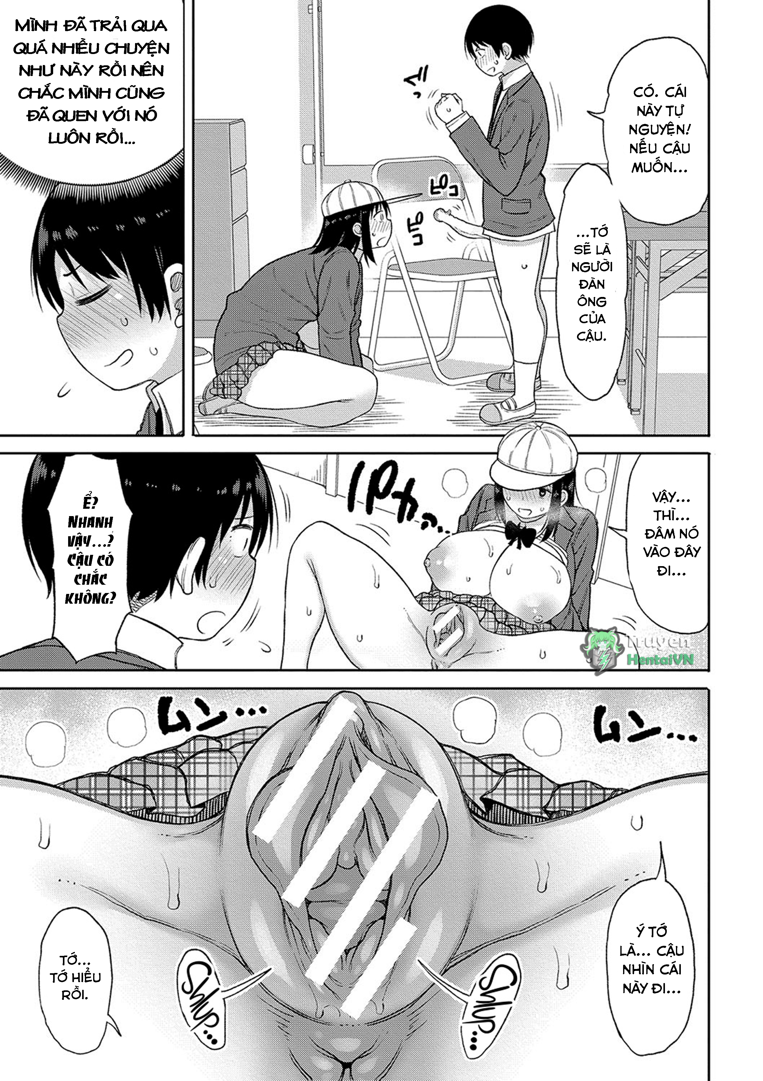 Đọc truyện hentai Kotoshi kara Kyougaku no Gakkou ni Nyuugaku shitara Otoko ga Boku dake datta - Chap 3
