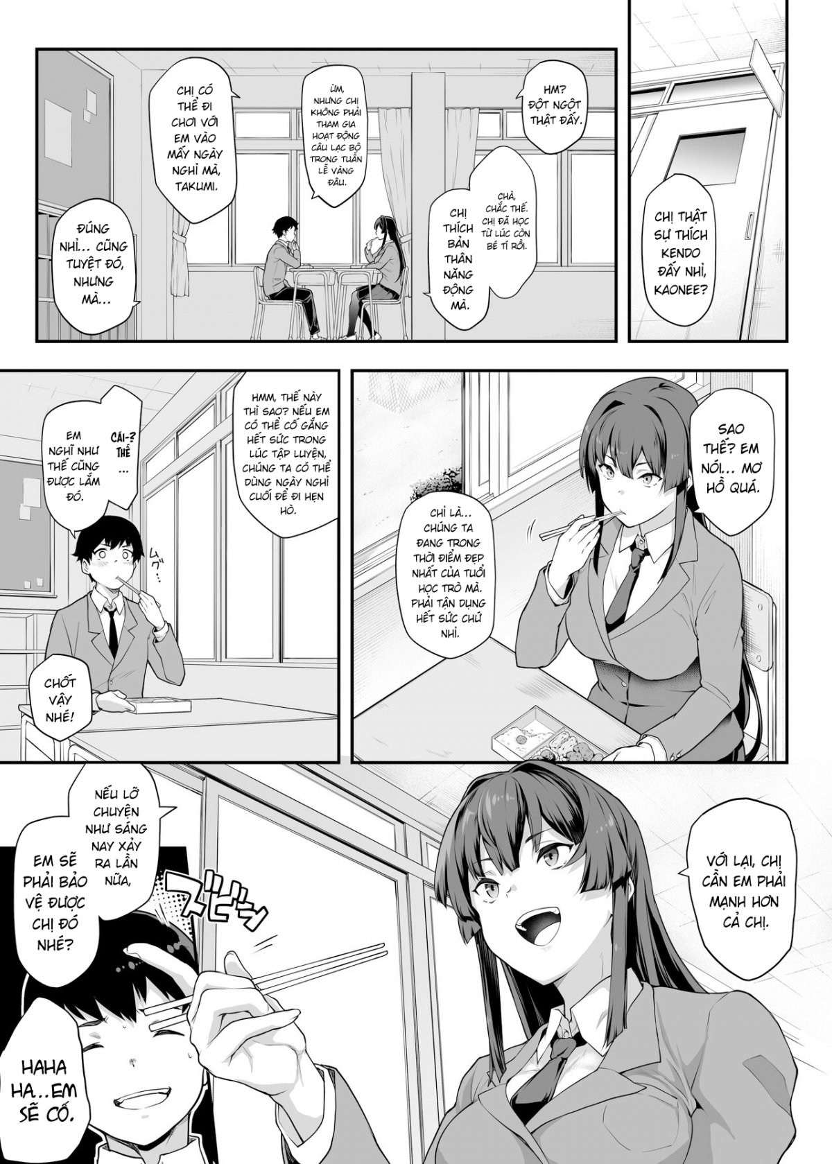 Đọc truyện hentai Kendoubu Shushou de Osananajimi no Bijin de Tsuyoi Boku no Kanojo ga, Charao ni Assari Otosareru Wake ga Nai - Oneshot