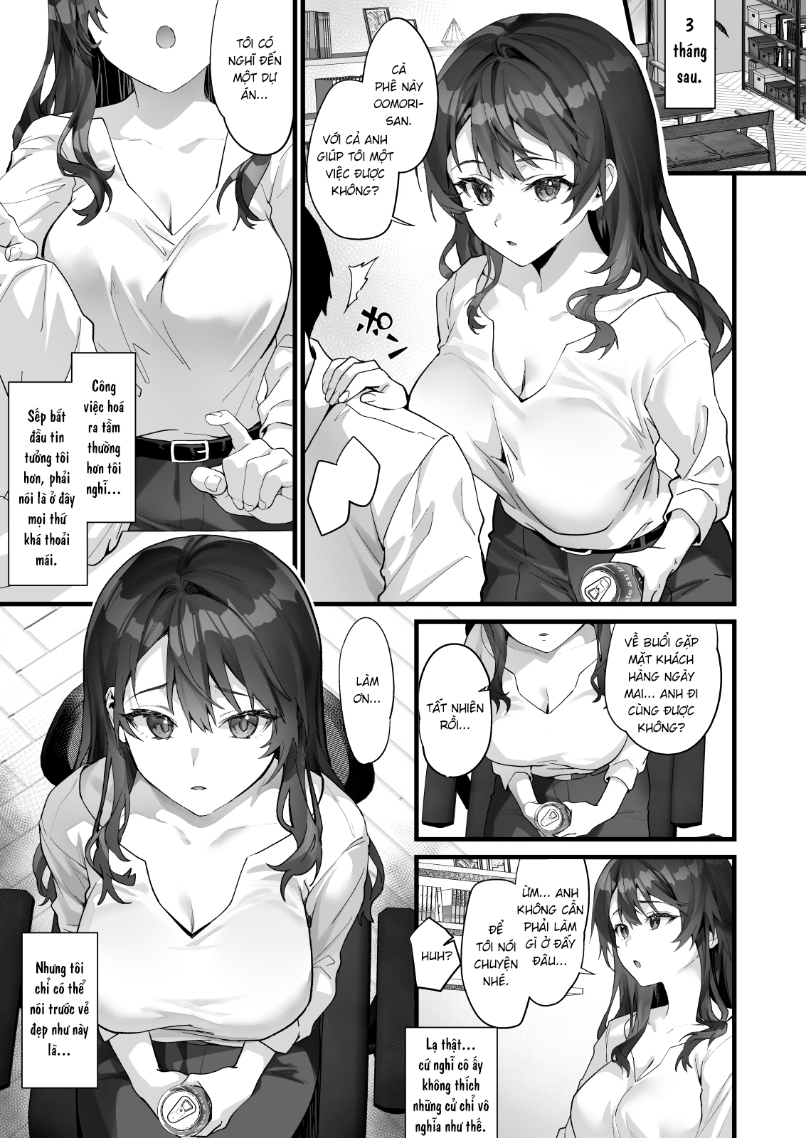 Đọc truyện hentai Bà sếp bỏ học thích anh nhân viên giống cha mình - Oneshot