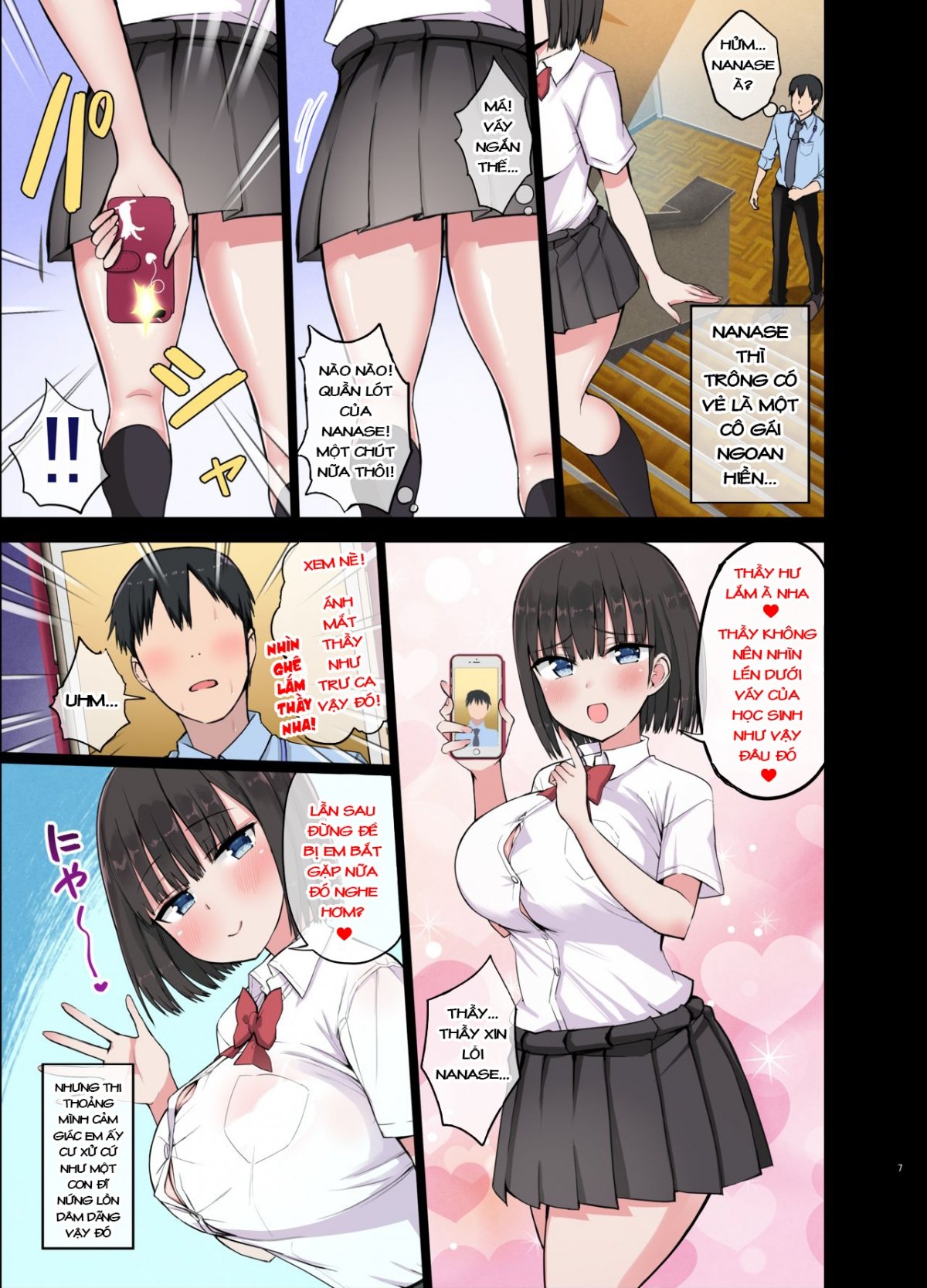 Đọc truyện hentai Bitch Gal! Sensei no BIG Chinchin Daaisuki - Day 1~ Giáo Dục Con Phò Non Ogata~