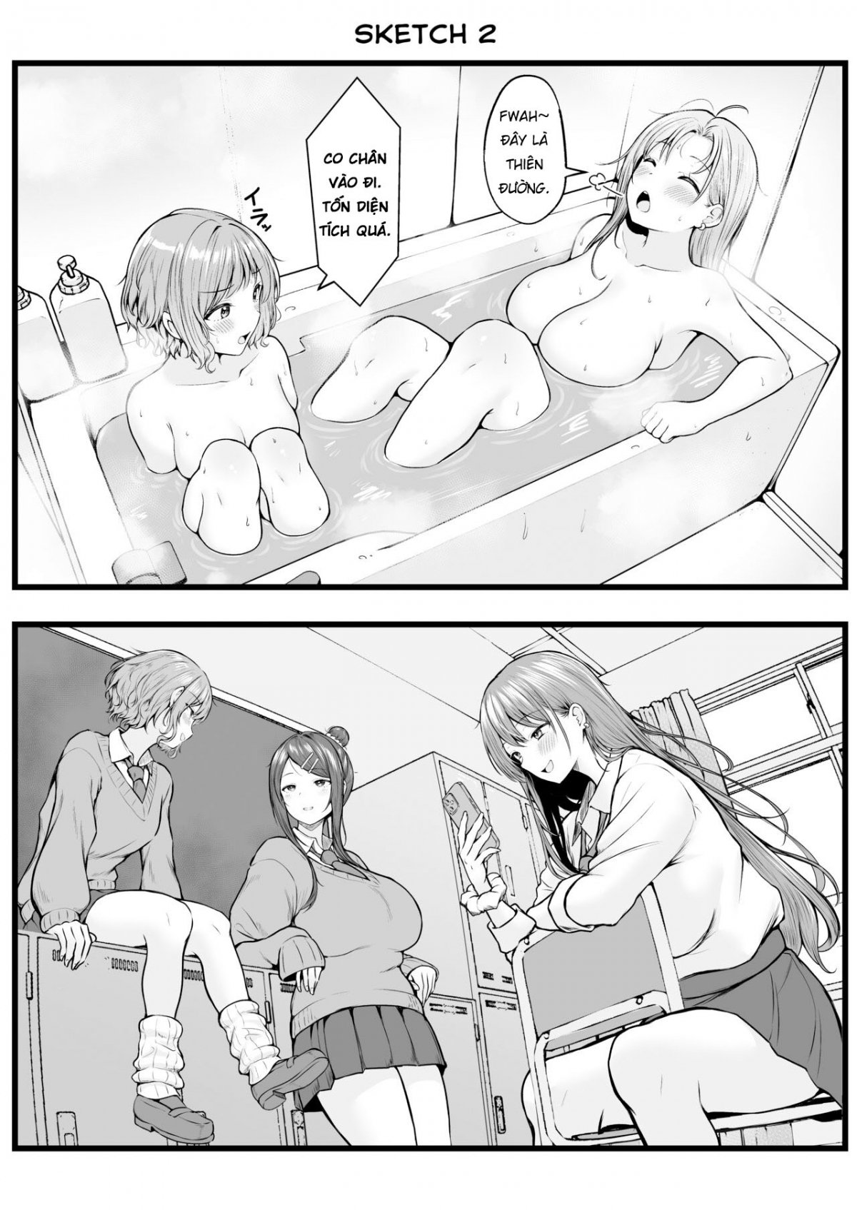 Đọc truyện hentai Joshiryou Kanrinin no Boku wa Gal Ryousei ni Furimawasarete masu - Haru 2