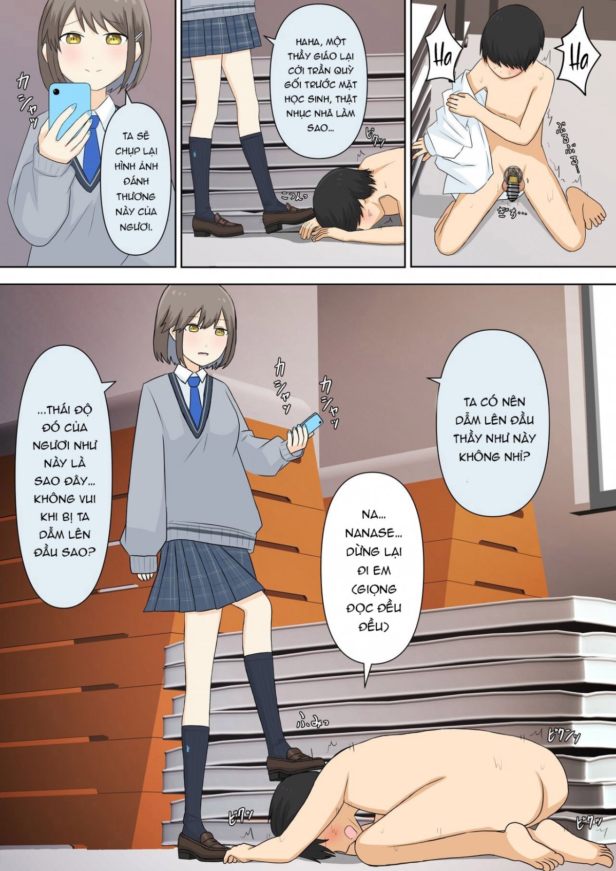 Đọc truyện hentai Bị bạn gái bắt nạt - Oneshot