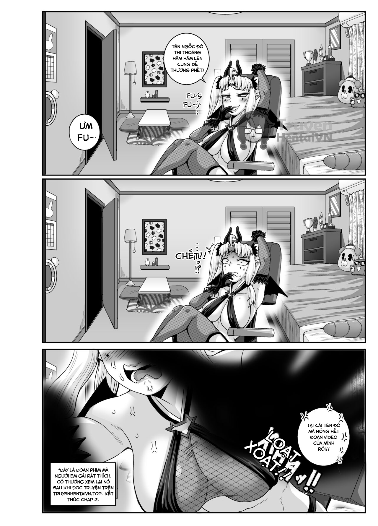 Đọc truyện hentai Dạy dỗ con em gái phiền phức này bằng cá chà bặc - Chap 3