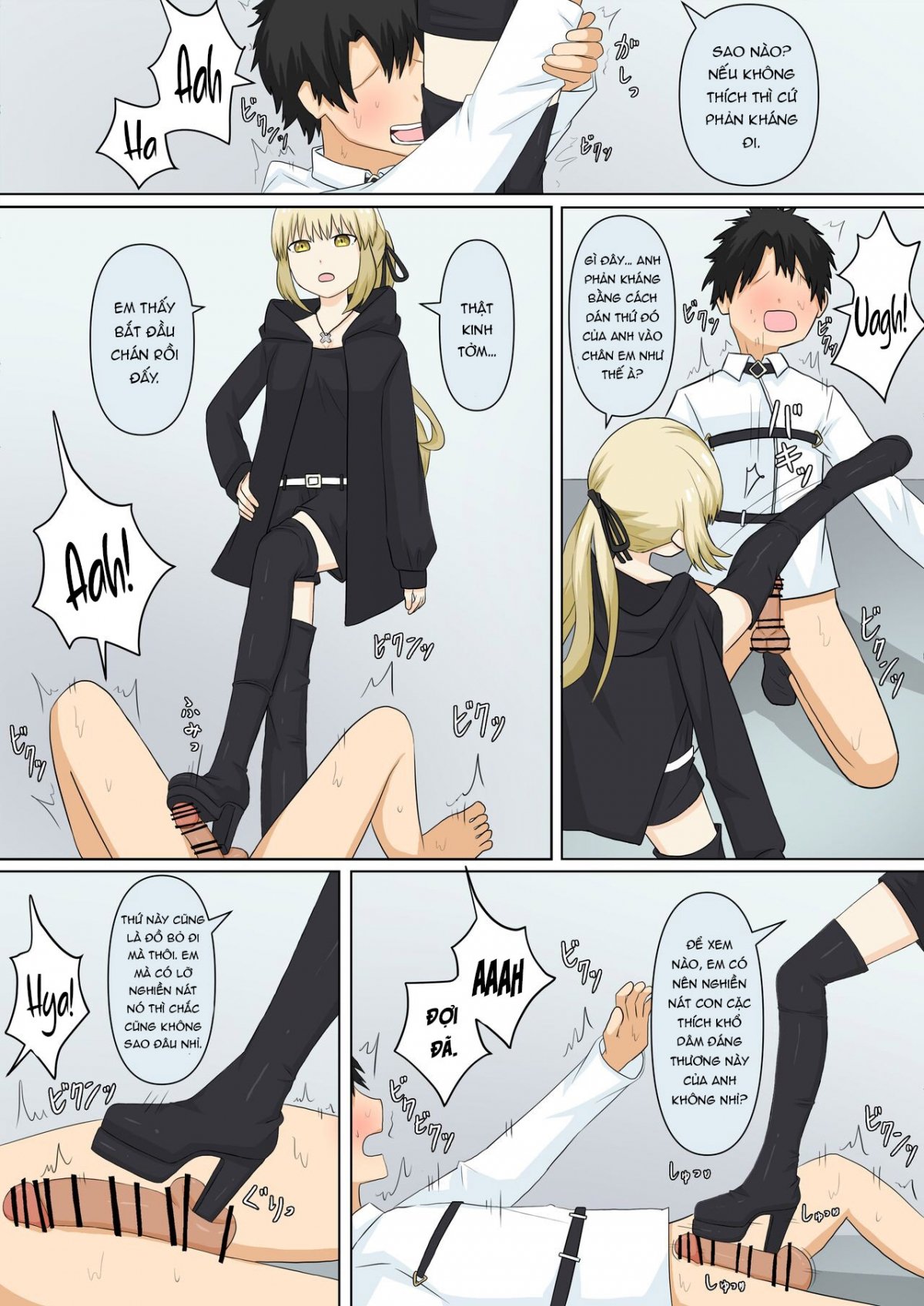 Đọc truyện hentai Bị bạn gái bắt nạt - Oneshot