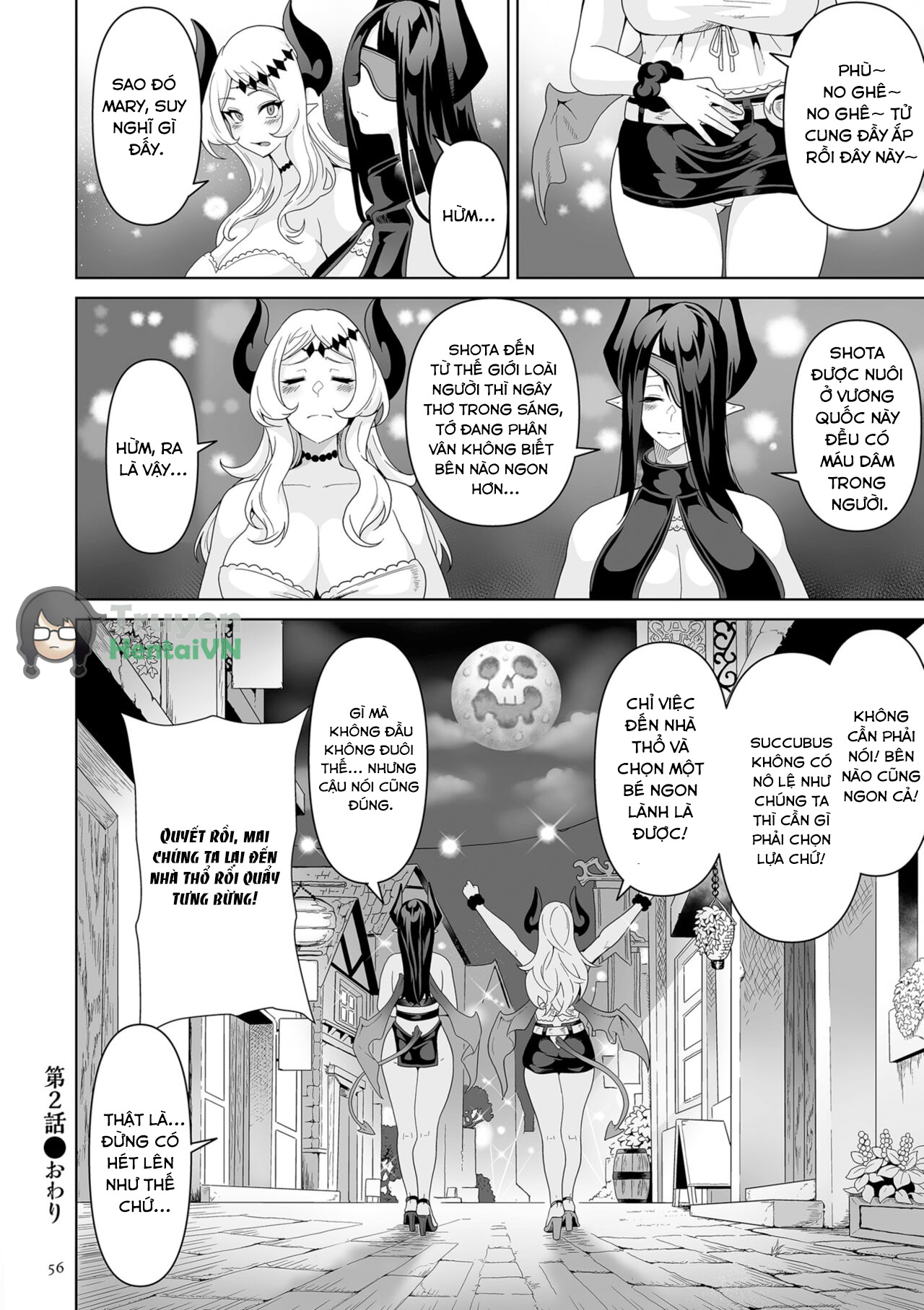Đọc truyện hentai Vương quốc Succubus thèm bú - Chap 2