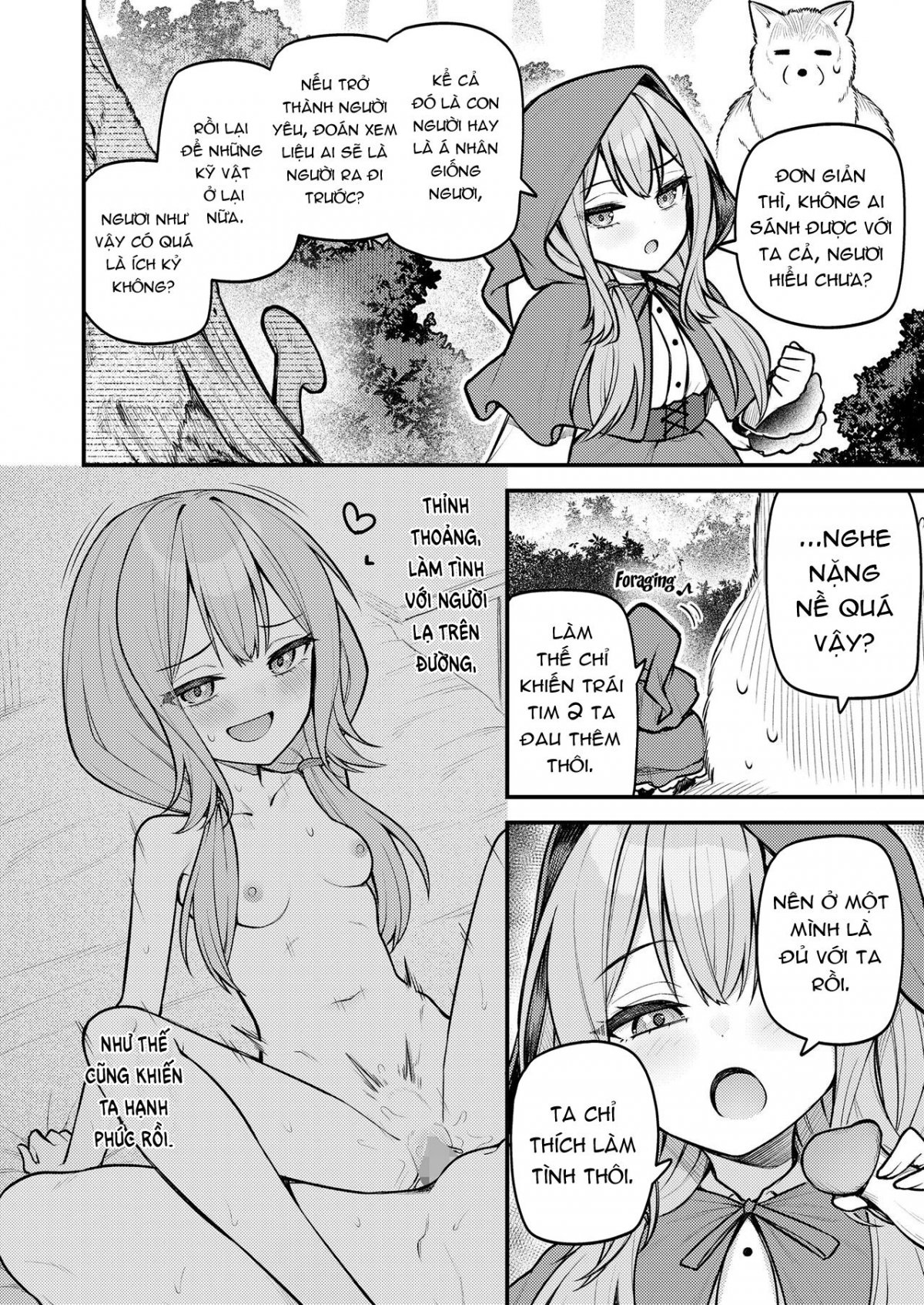 Đọc truyện hentai Cô bé quàng khăn đỏ và con sói bất tử - Bắt đầu