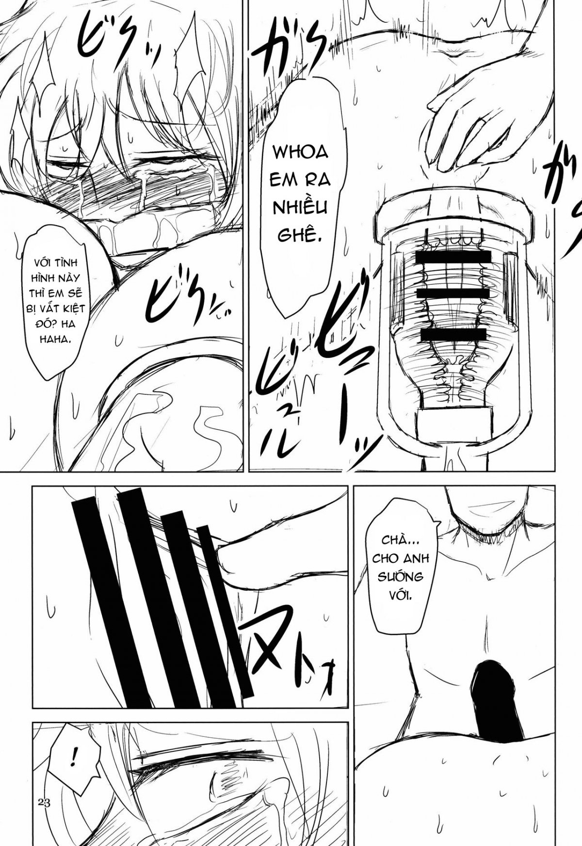 Đọc truyện hentai Innyuu Futanari Bourei Shoujo Zoku Oneshot