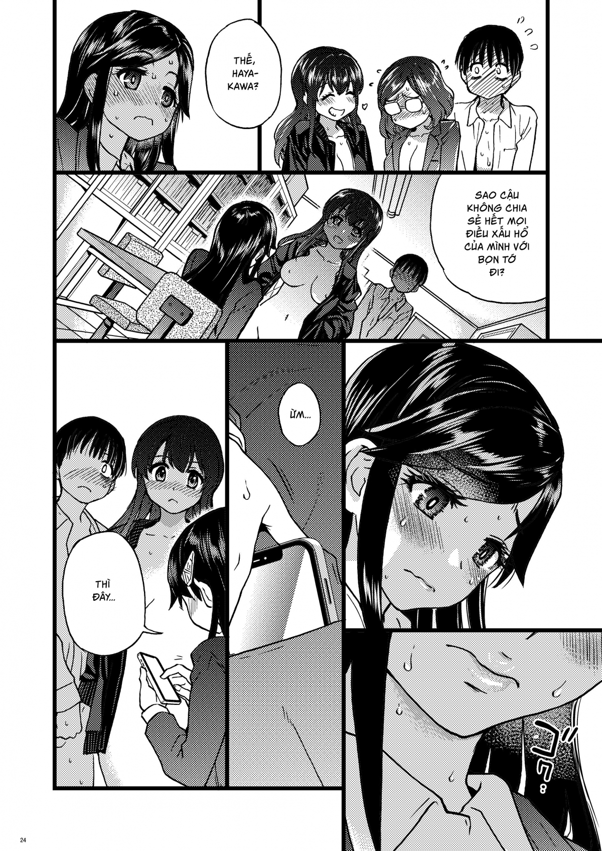 Đọc truyện hentai Watashi o Ecchi no Nakama ni Irete Kudasai - Hmmmm