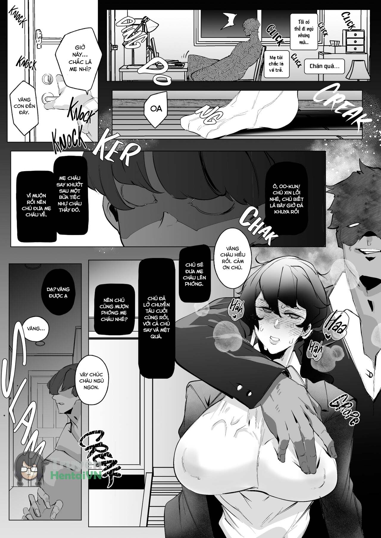 Đọc truyện hentai Người mẹ góa phụ này nào cũng bị sếp phạt Oneshot