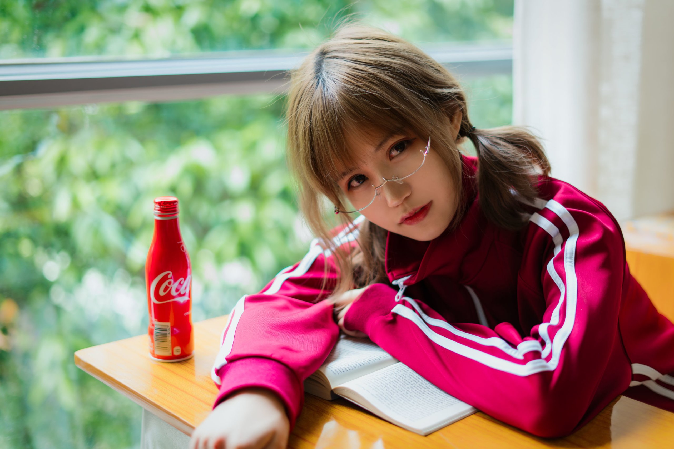 Đọc truyện hentai Tuyển tập Albums siêu phẩm Cosplay - Chap 734 - [Chiyoko Ogura] Red gymnastics suit