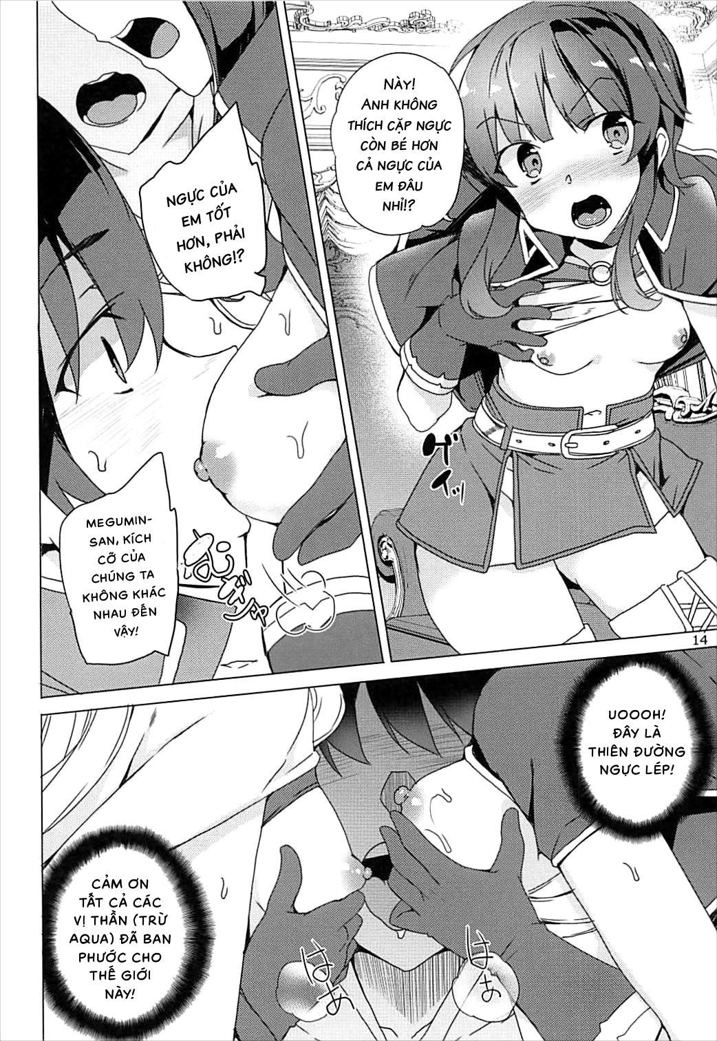 Đọc truyện hentai Kìa! Băng trộm của Megumin tái xuất! - Oneshot