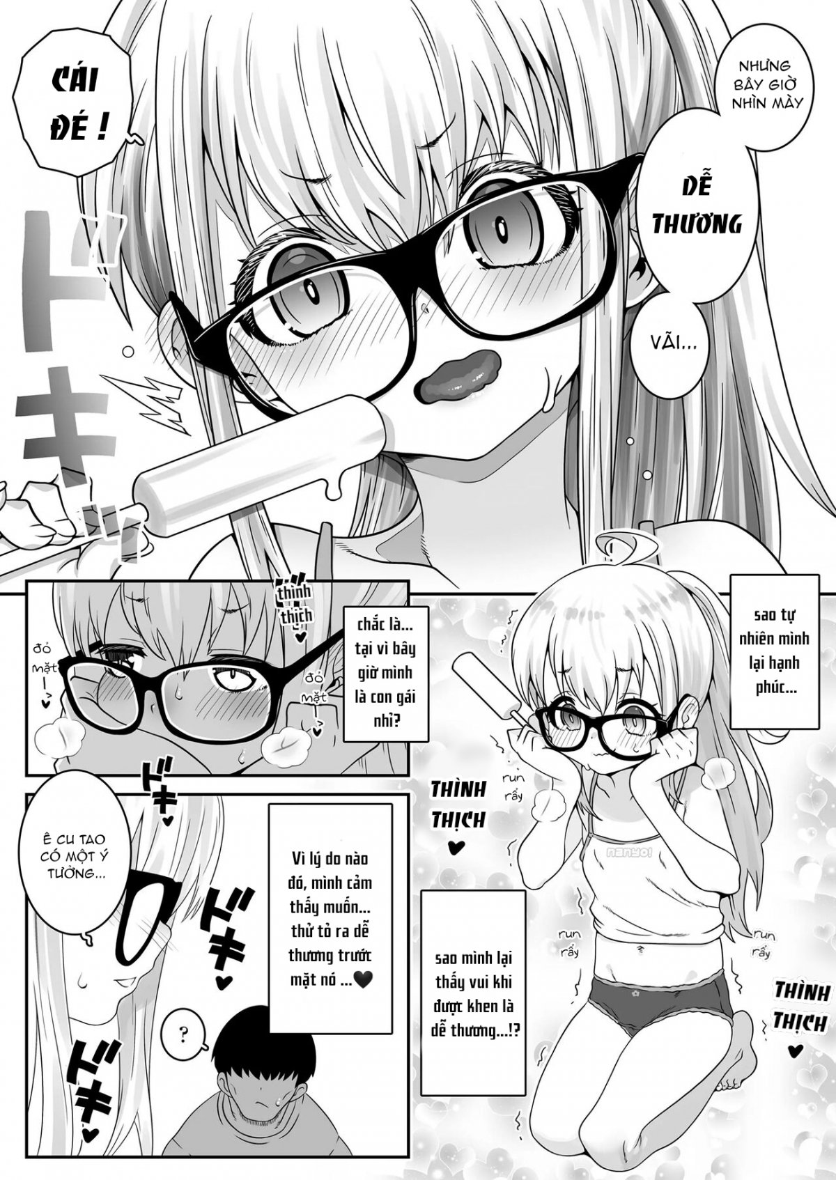 Đọc truyện hentai Một ông già chuyển đổi giới tính thành một bé gái và nghiện quan hệ tình dục với người bạn thời thơ ấu của mình! - Oneshot 1.1
