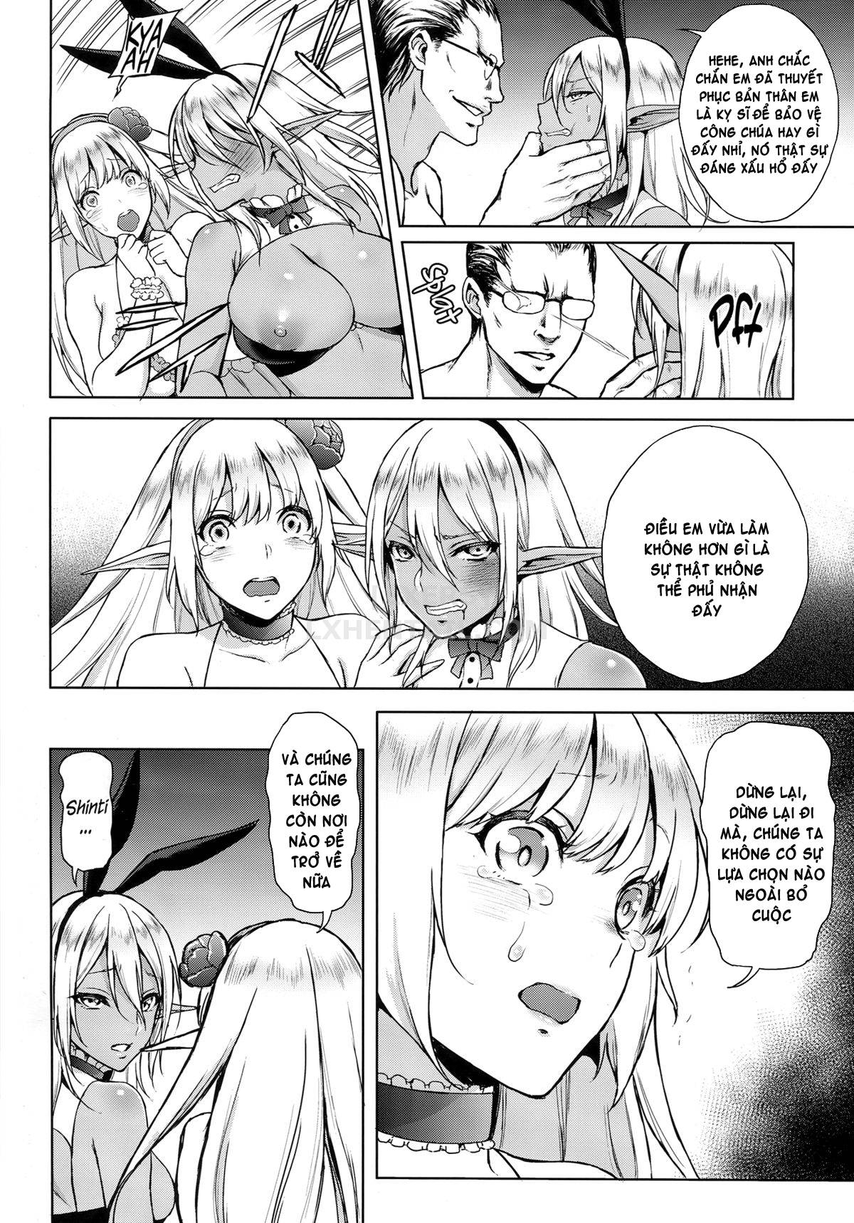 Đọc truyện hentai Elf No Hime Wa Kairaku Ni Naku - Oneshot